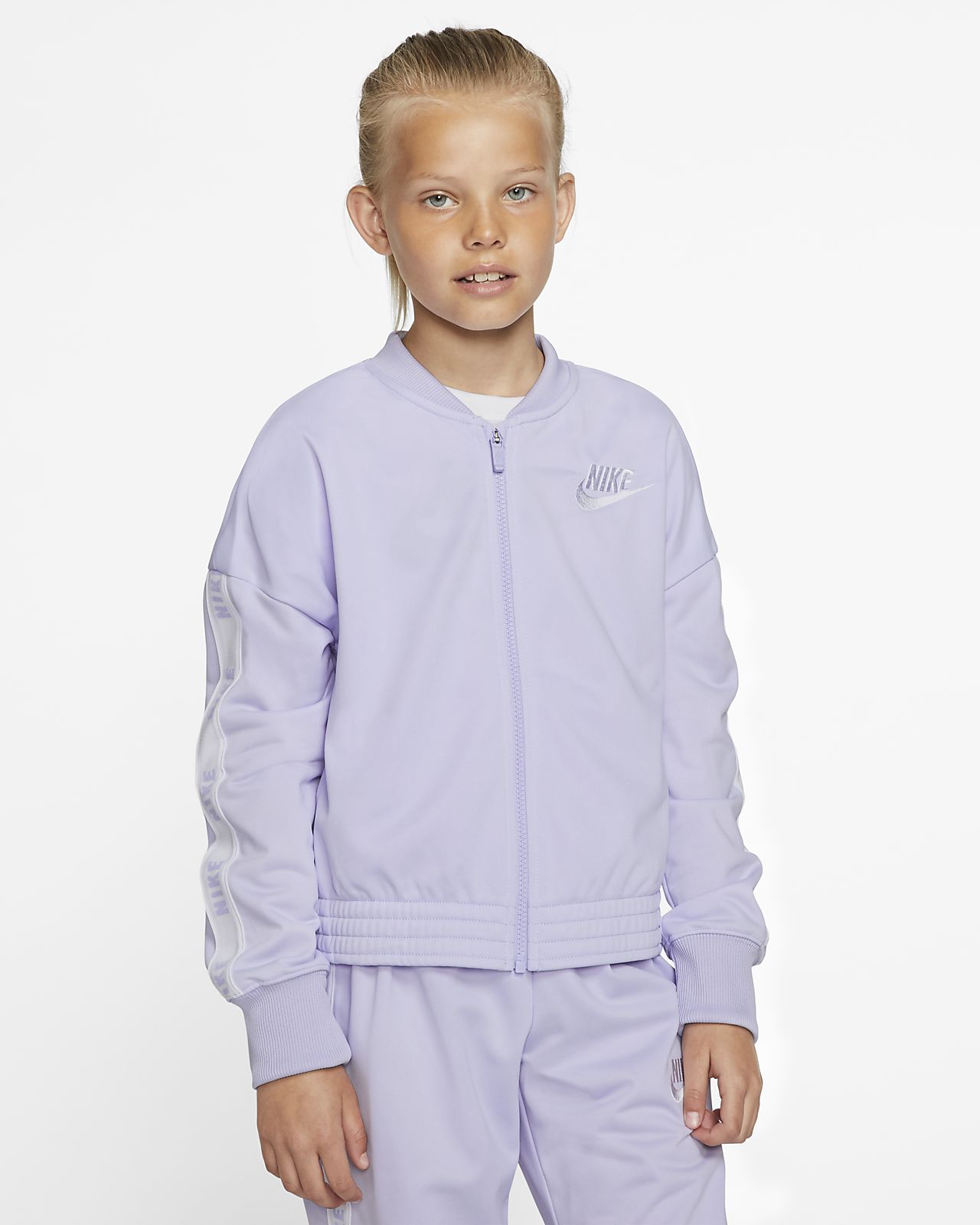 lilac nike tracksuit