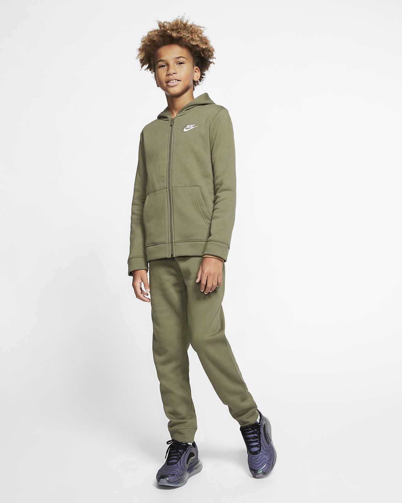 nike older boys tracksuit