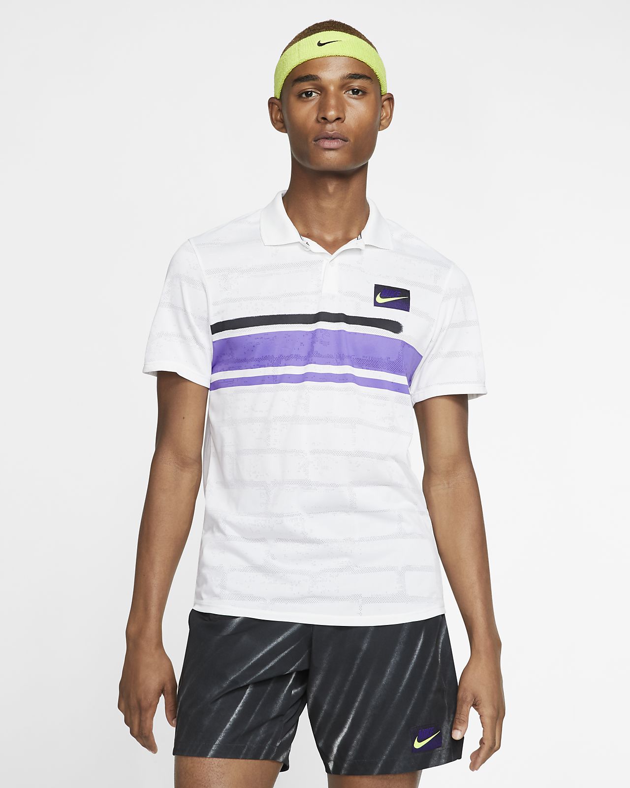 Nike Herren Polo Court Advantage Polo WeißSchwarz Nike Herren Polo Court Advantage Polo WeißSchwarz