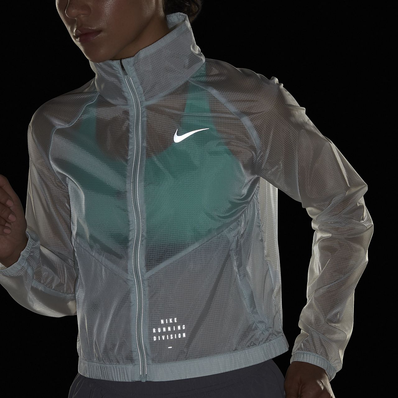 giacca running donna nike