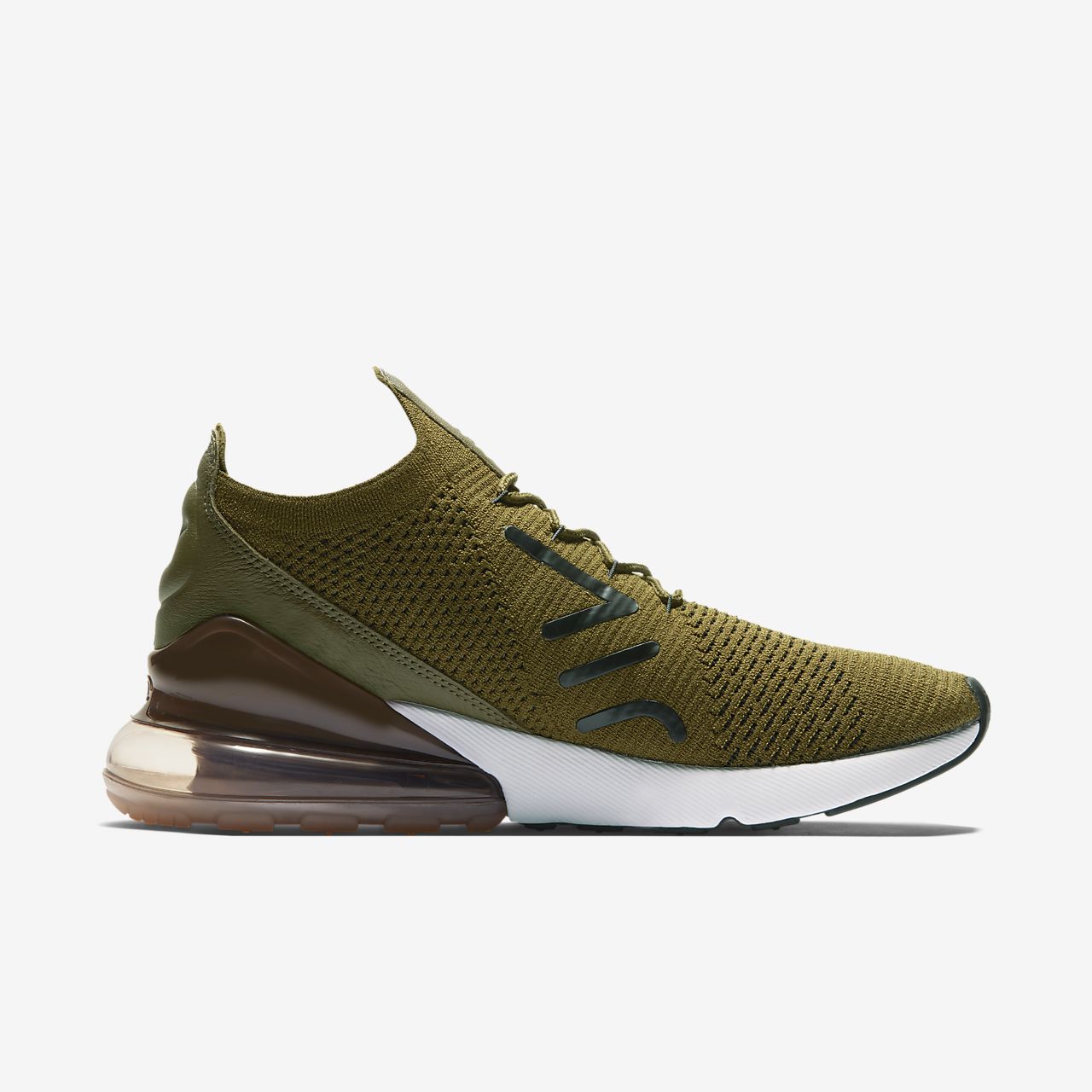 nike air max 270 flyknit marrone