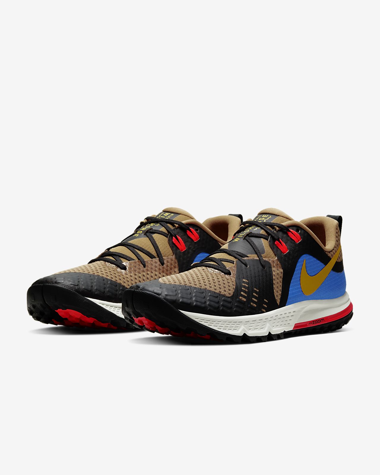 Nike Air Zoom Wildhorse 5 Zapatillas de running para trail Hombre Detalles de Nike Aire Zoom Wildhorse 5 Zapatillas Trail Running Blanco Azul Rosa