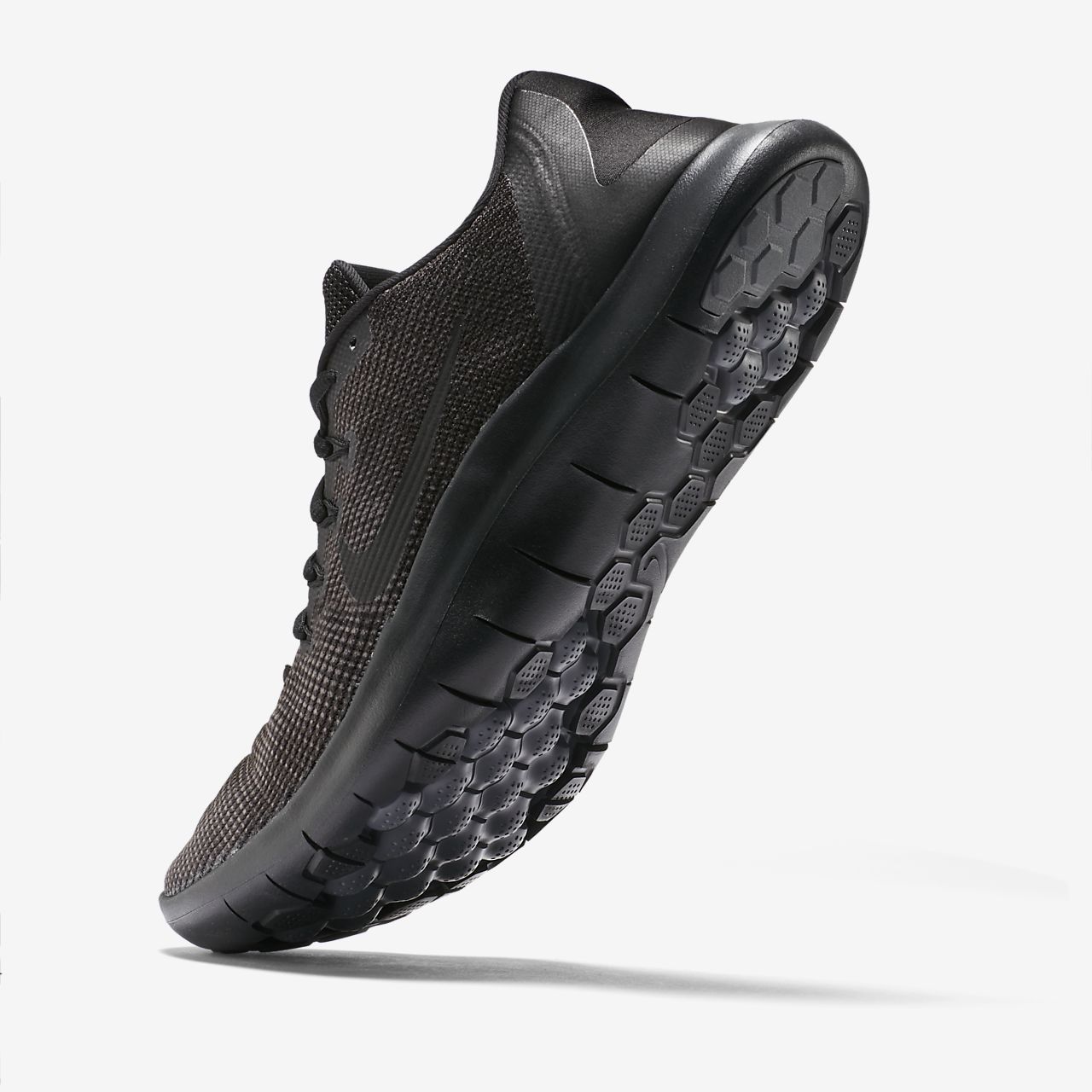 nike running flex 2018 triple black