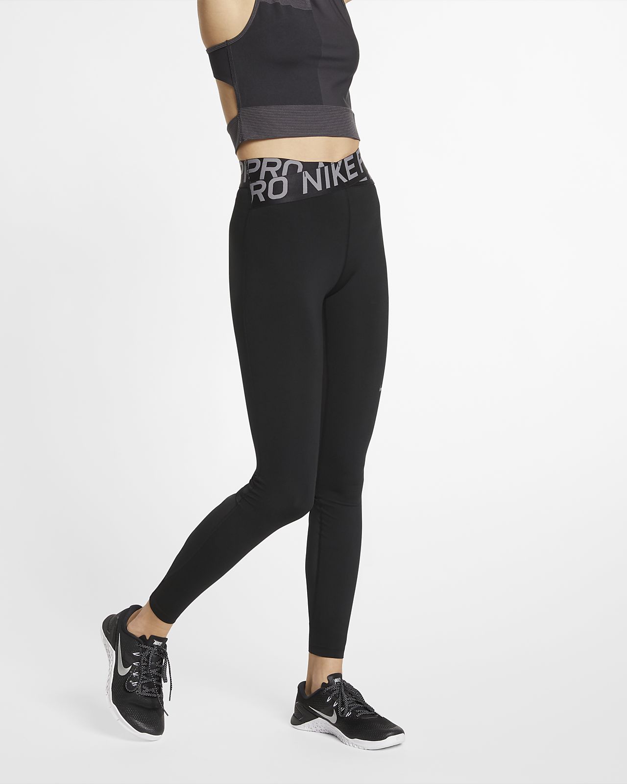 black nike pro leggings womens