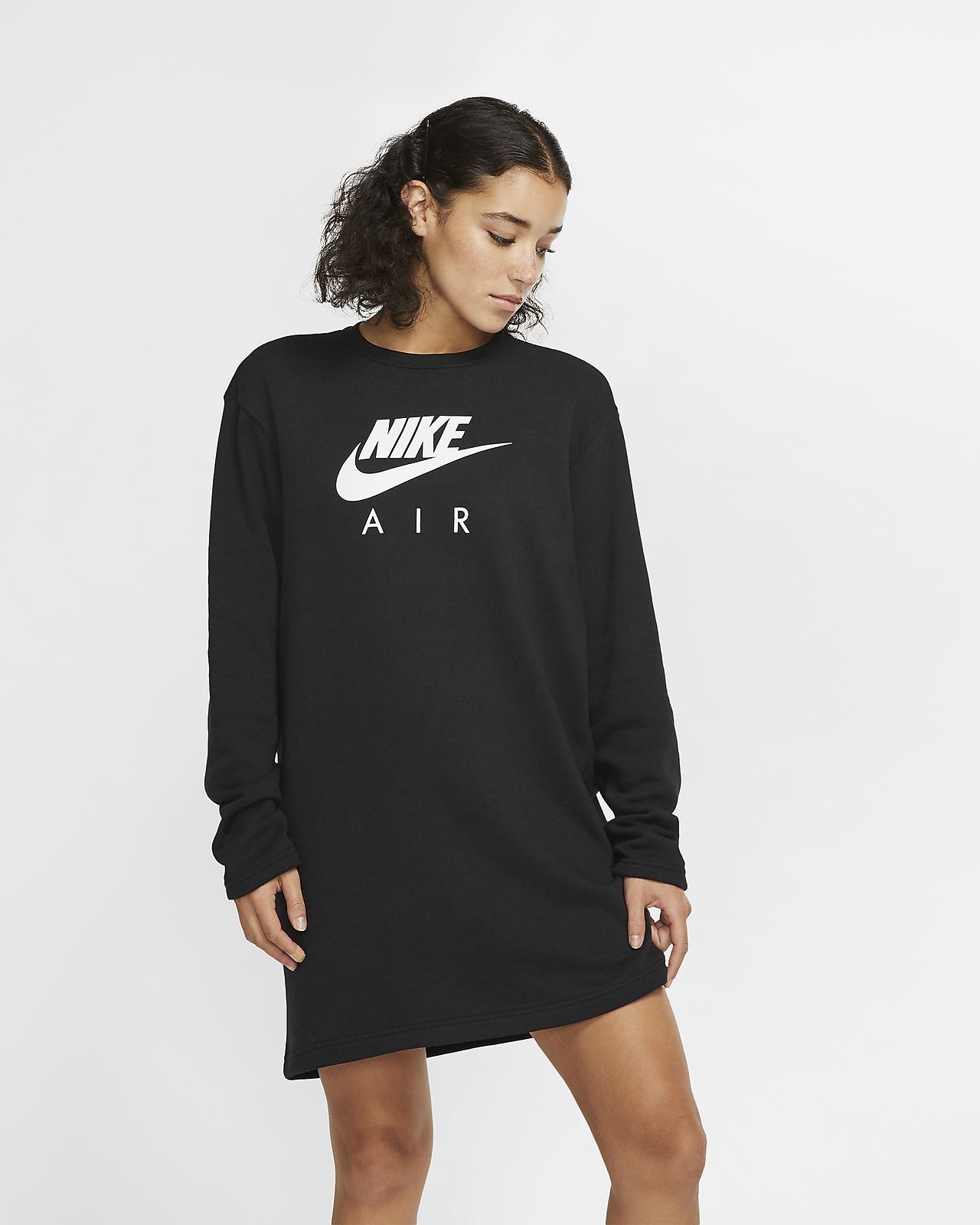 Nike Air Fleece Kleid für Damen Kleider im Winter außerdem soziale Netzwerke heute und damals