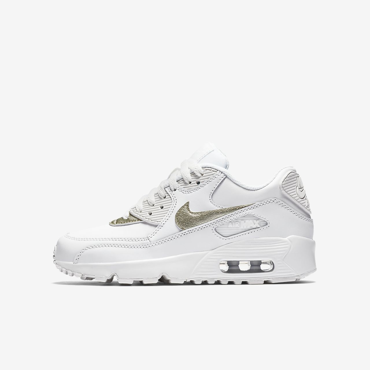 air max 90 leather bianche