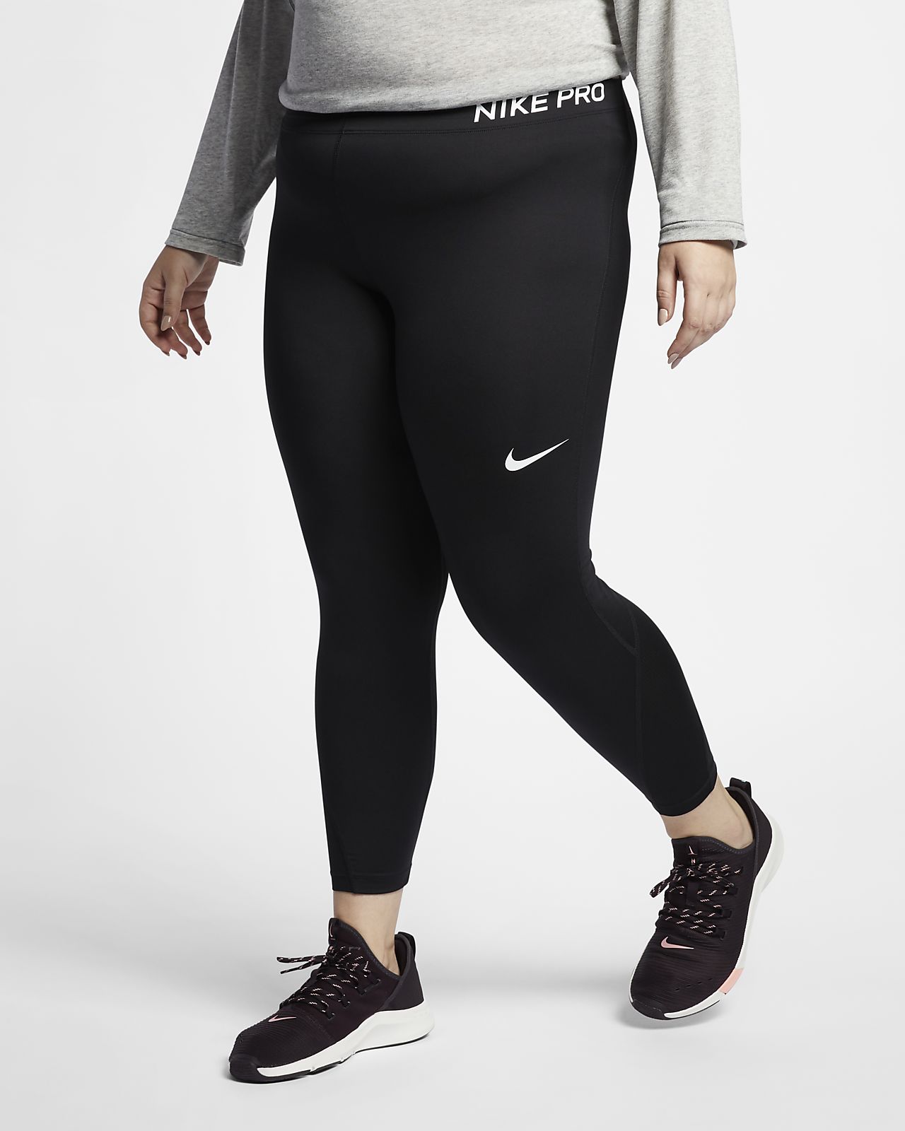 plus size nike capris