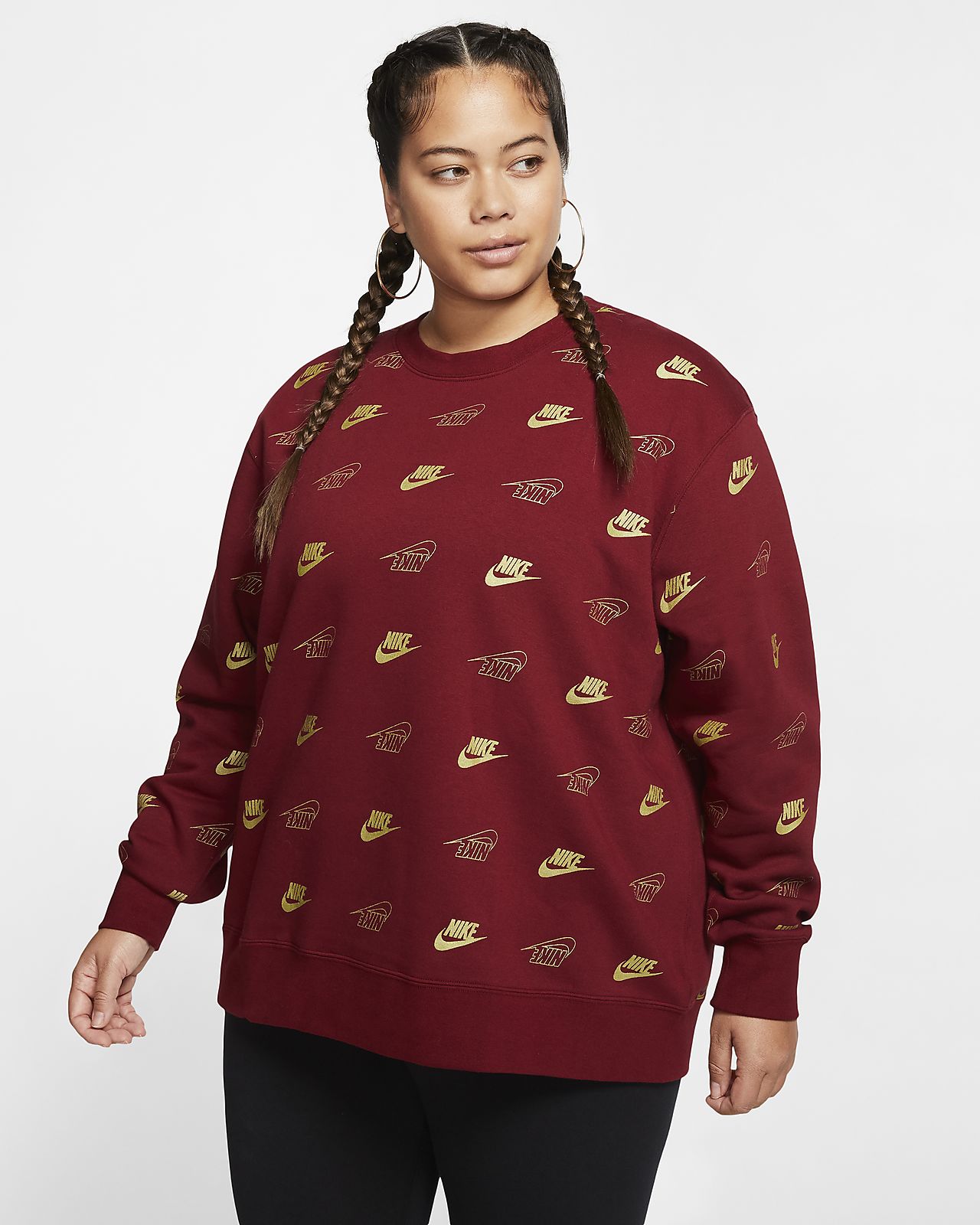 nike plus size sweater