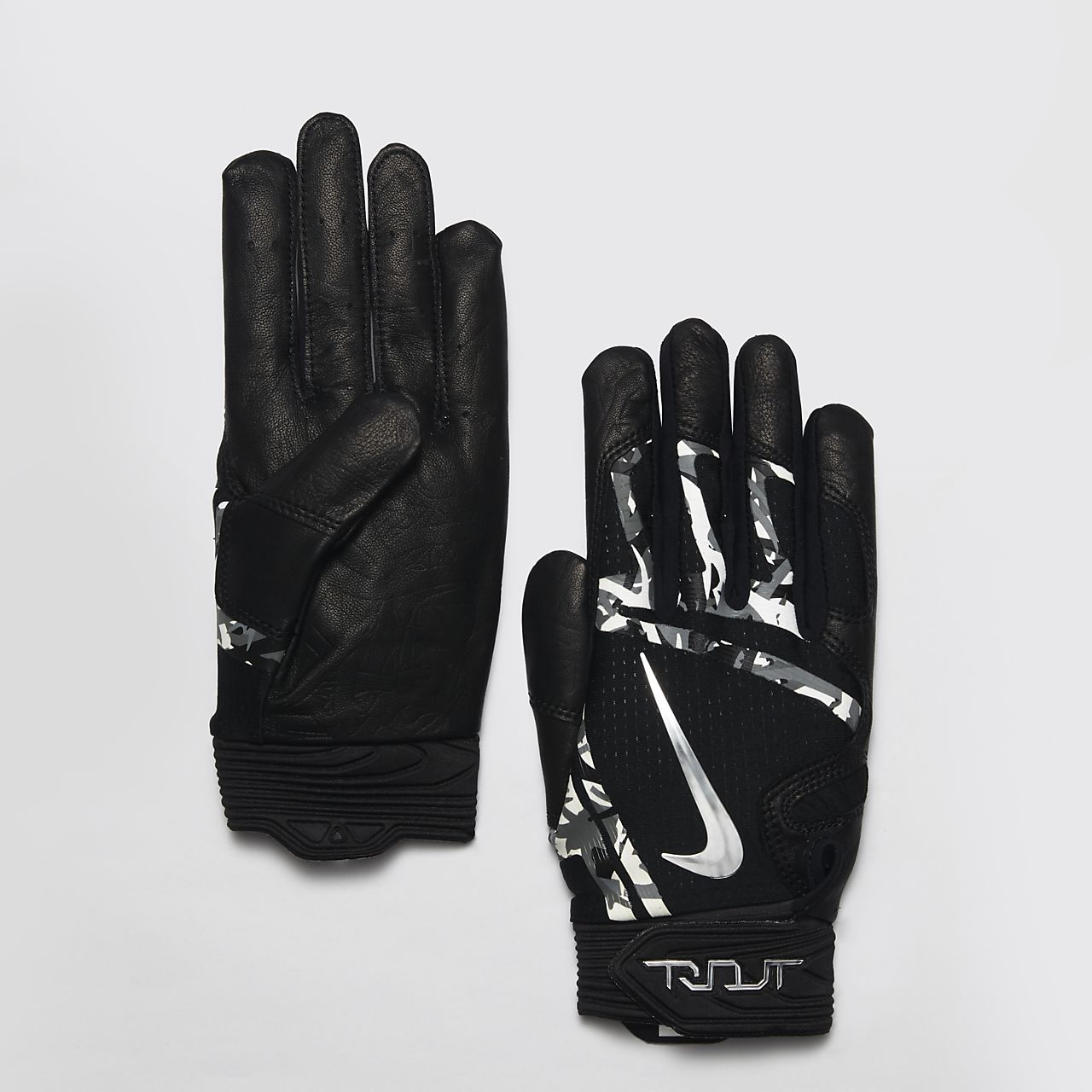 black nike batting gloves