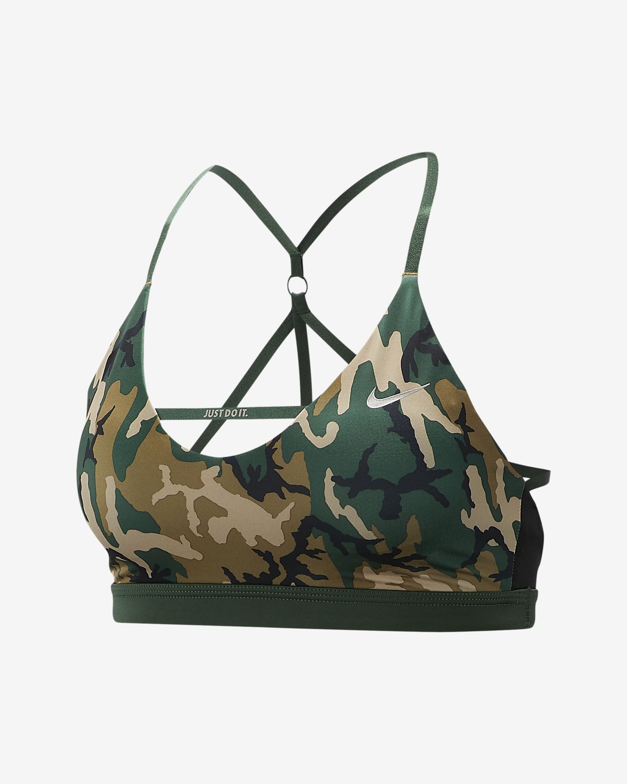 camo sports bra nike