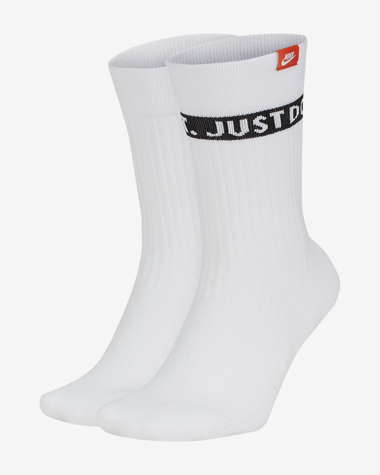 Nike SNEAKR Sox JDI Crew Socks (2 Pairs 