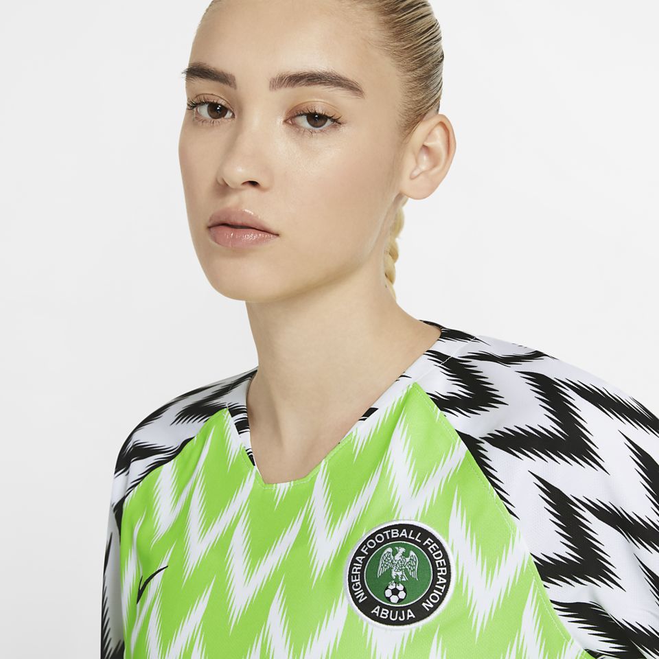 Nigeria Women’s Football Federation 2019 Stadium Home Jersey. Nike.com GB