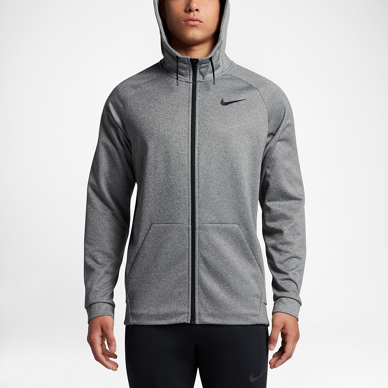 nike zip up hoodie mens silver