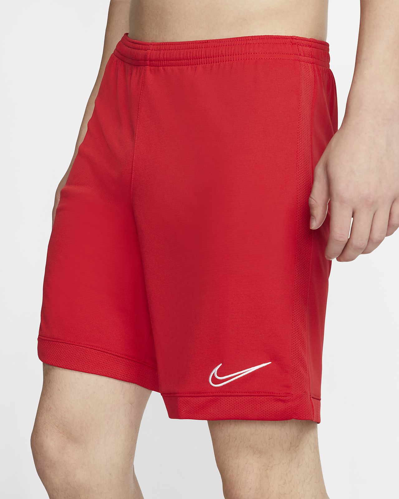 red nike dri fit shorts