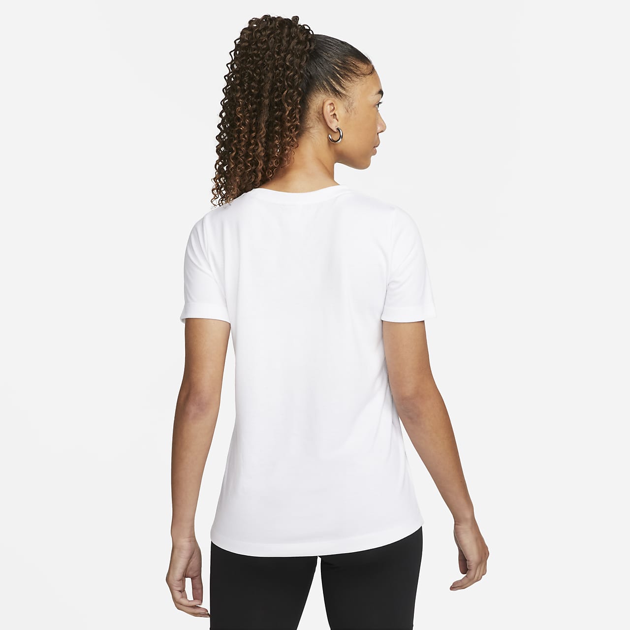 nike sportswear essential women's logo short sleeve top