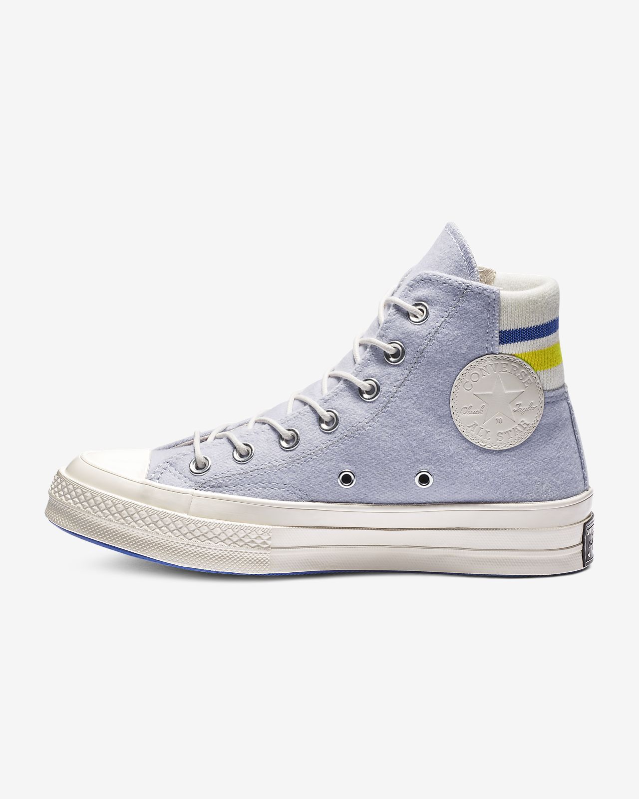 converse chuck 70 retro stripe high top sneakers
