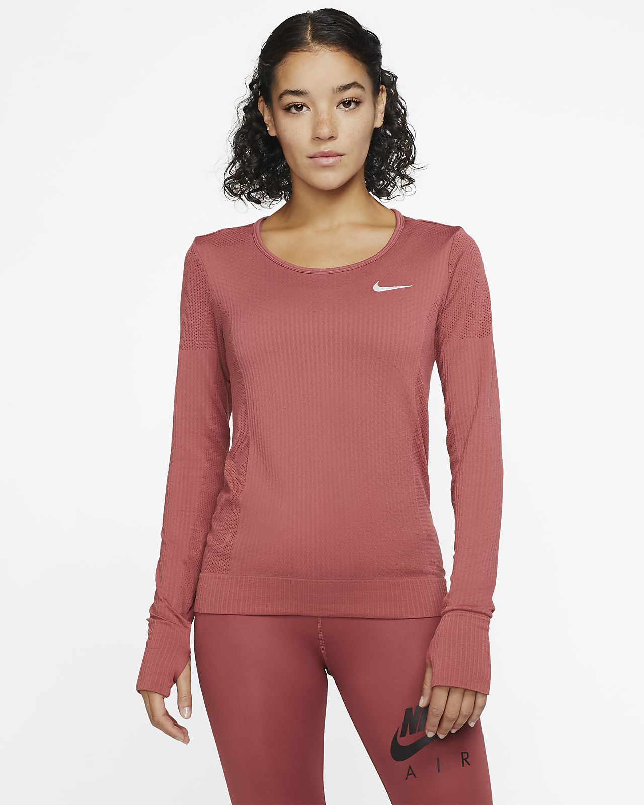 Nike Running – Just Do It Langärmliges, Schwarzes Oberteil Nike Running – Just Do It Langärmliges, Schwarzes Oberteil