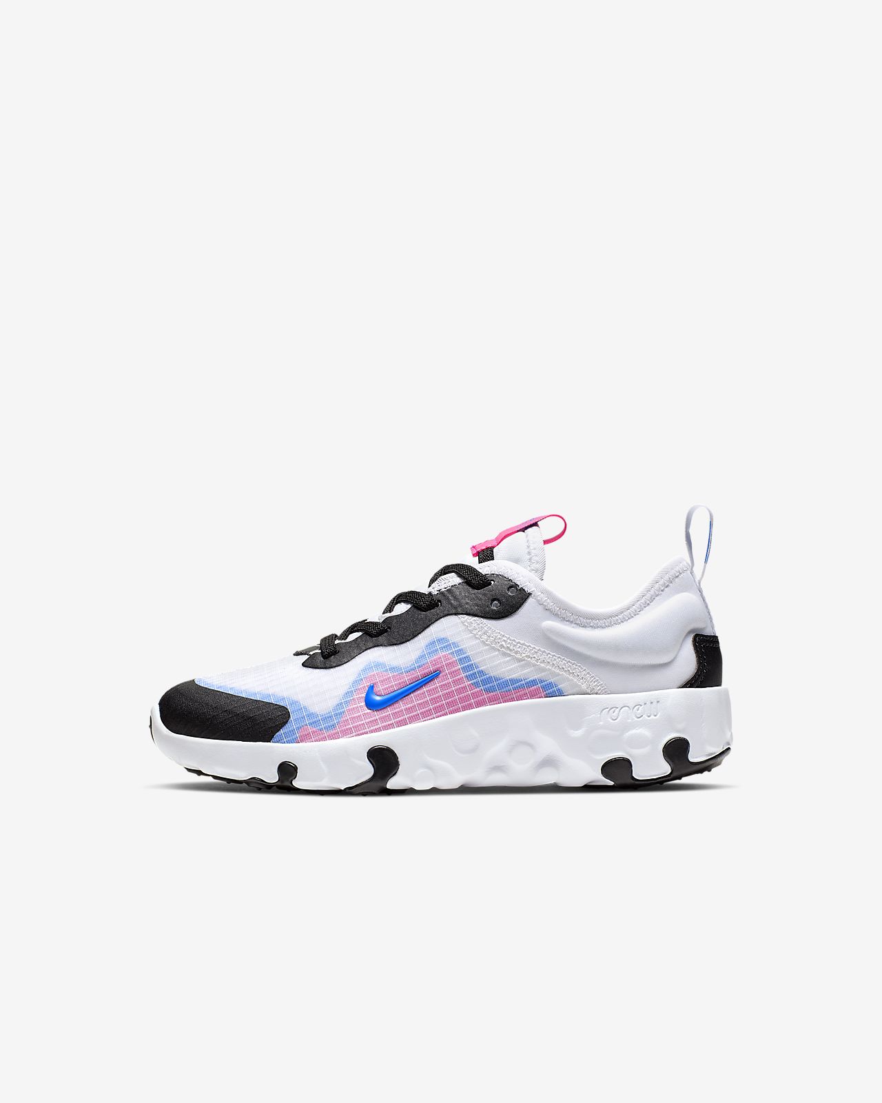 nike white & black renew lucent trainers nike white & black renew lucent trainers