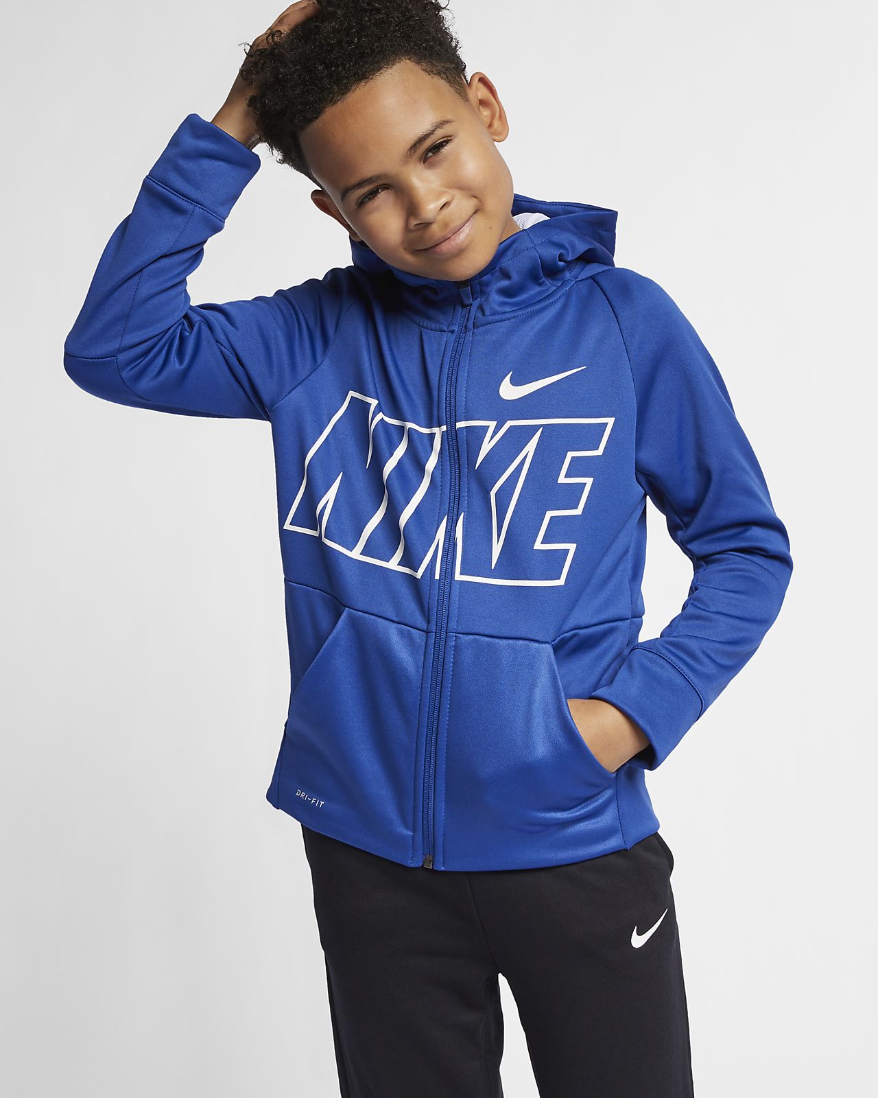 Dri Therma Fit Capucha Con Niño Sudadera Cremallera De Nike Completa Entrenamiento dUOqd