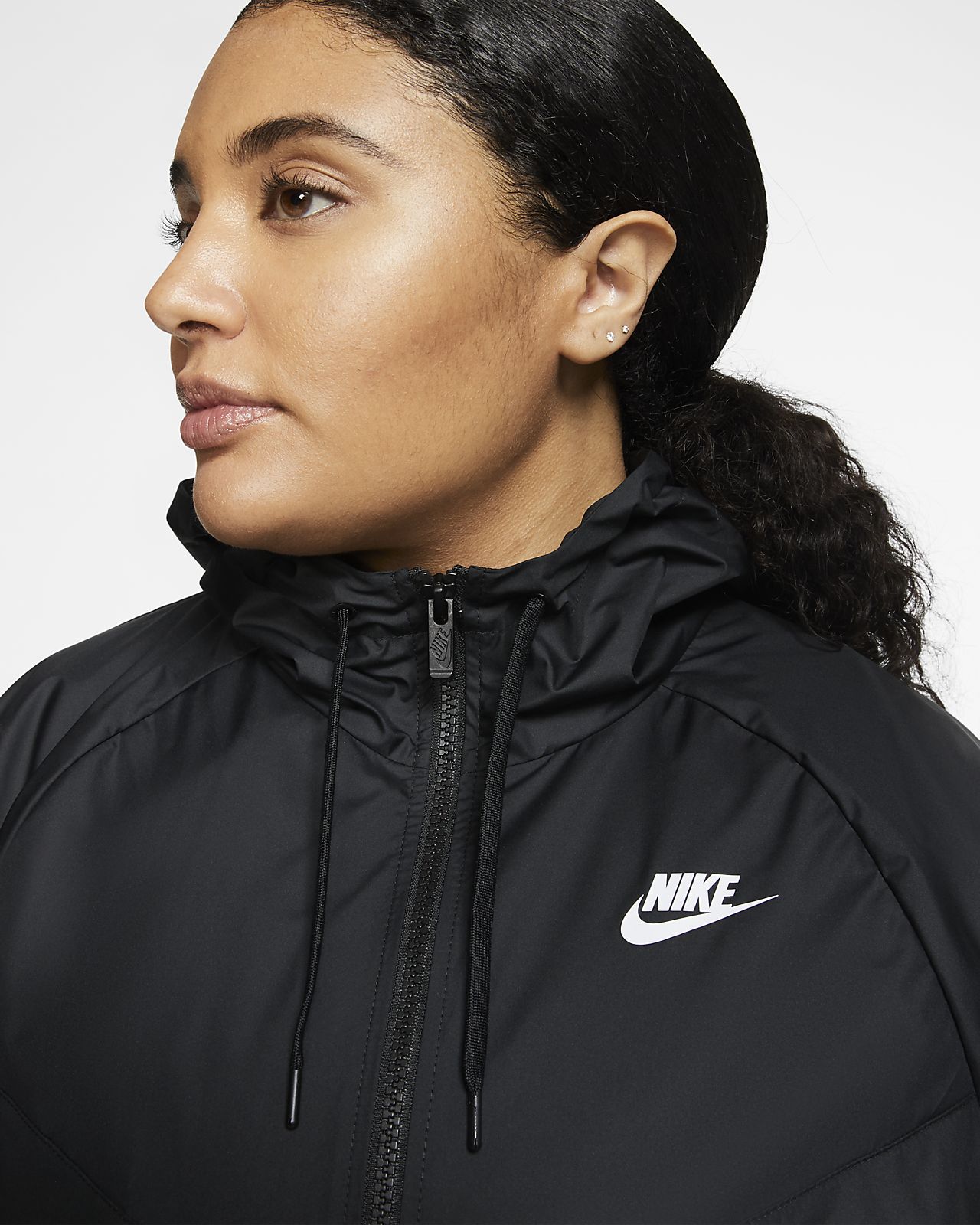 nike windrunner women's black