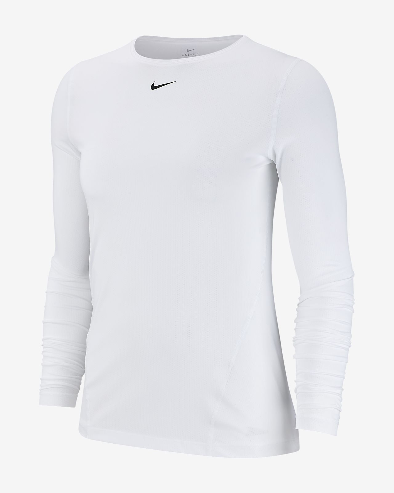 long sleeve white dri fit shirt