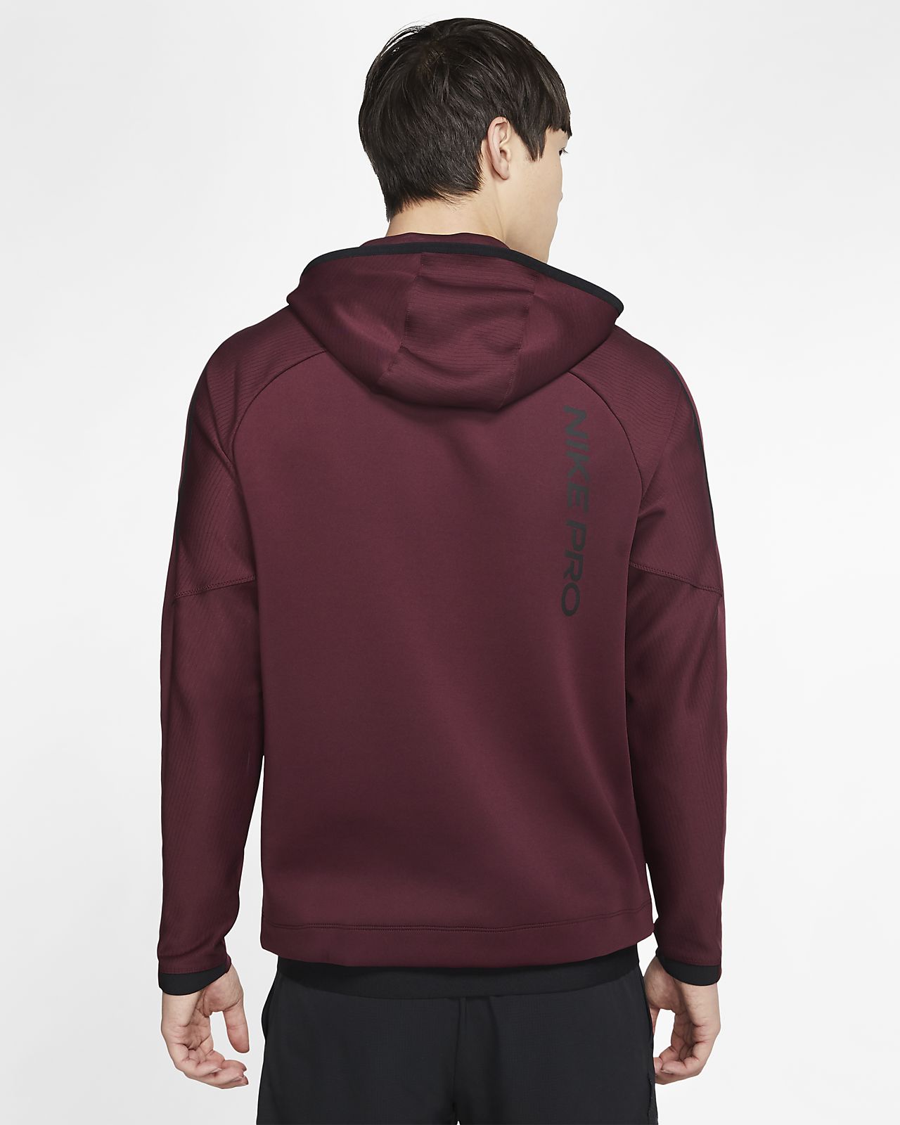 maroon nike hoodie men