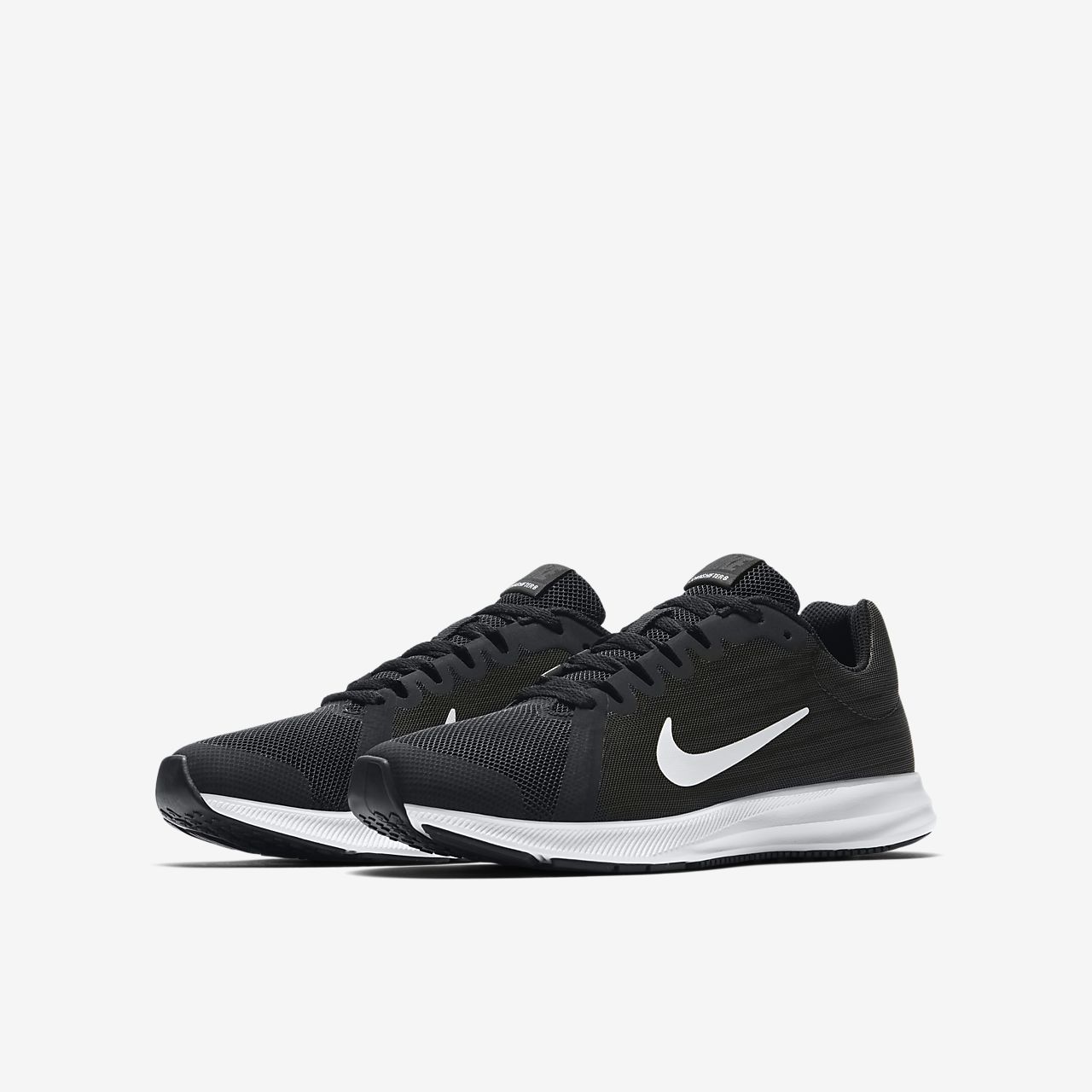 nike downshifter 8 black and white