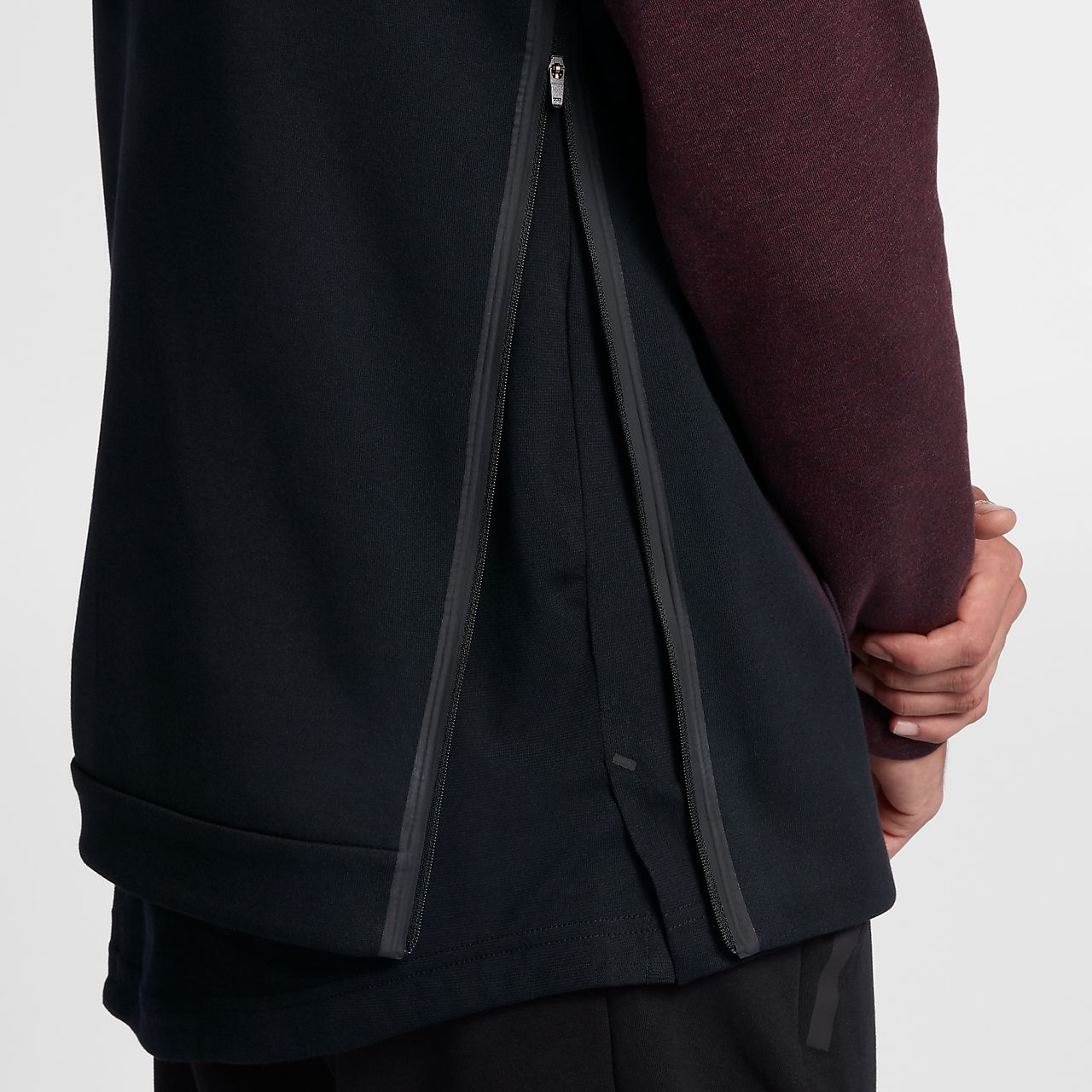 nike tech fleece half zip hoodie