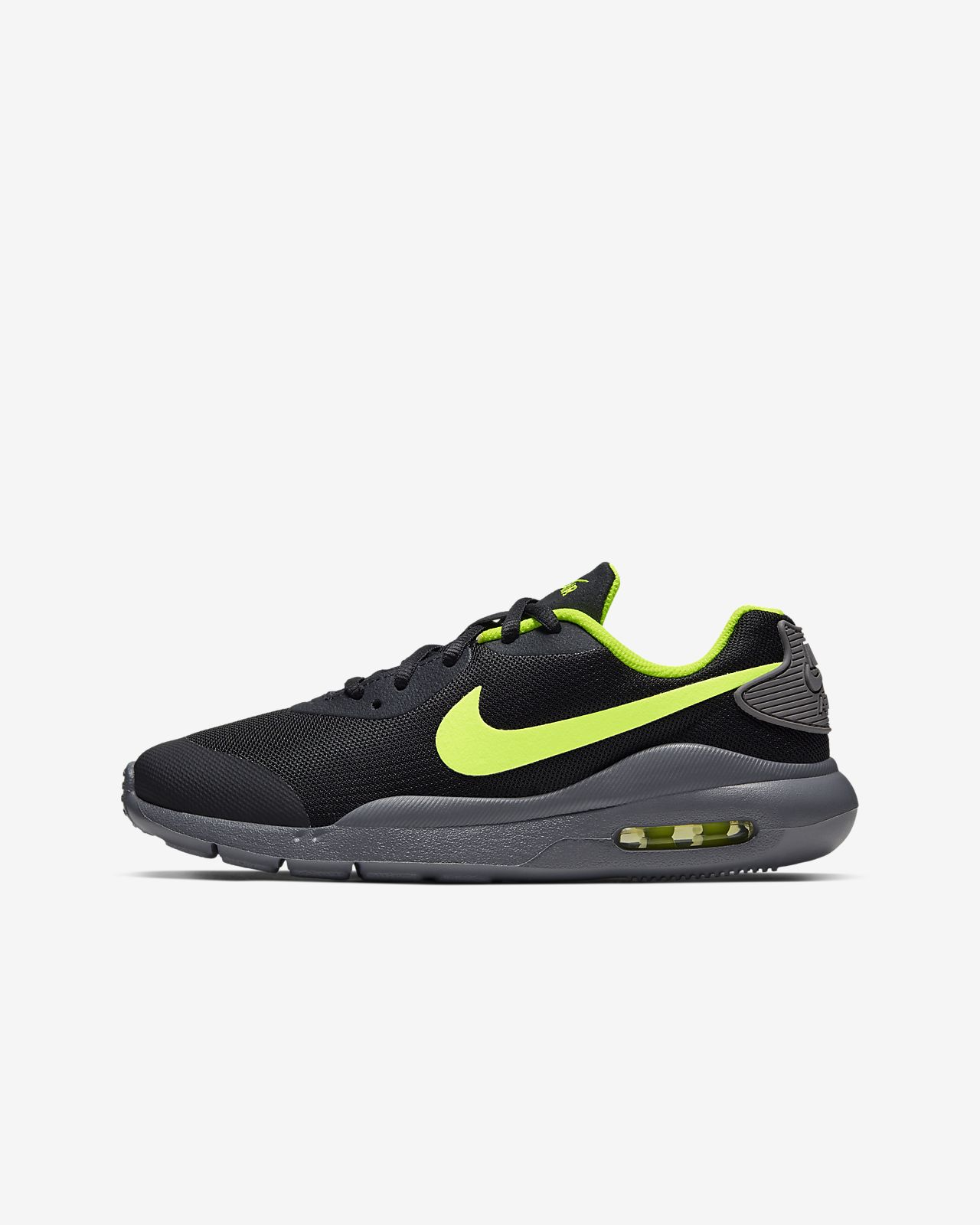 Nike Air Max Oketo Big Kids' Shoe. NIKE MENS AIR MAX OKETO BLACK VOLT SHOES 2019