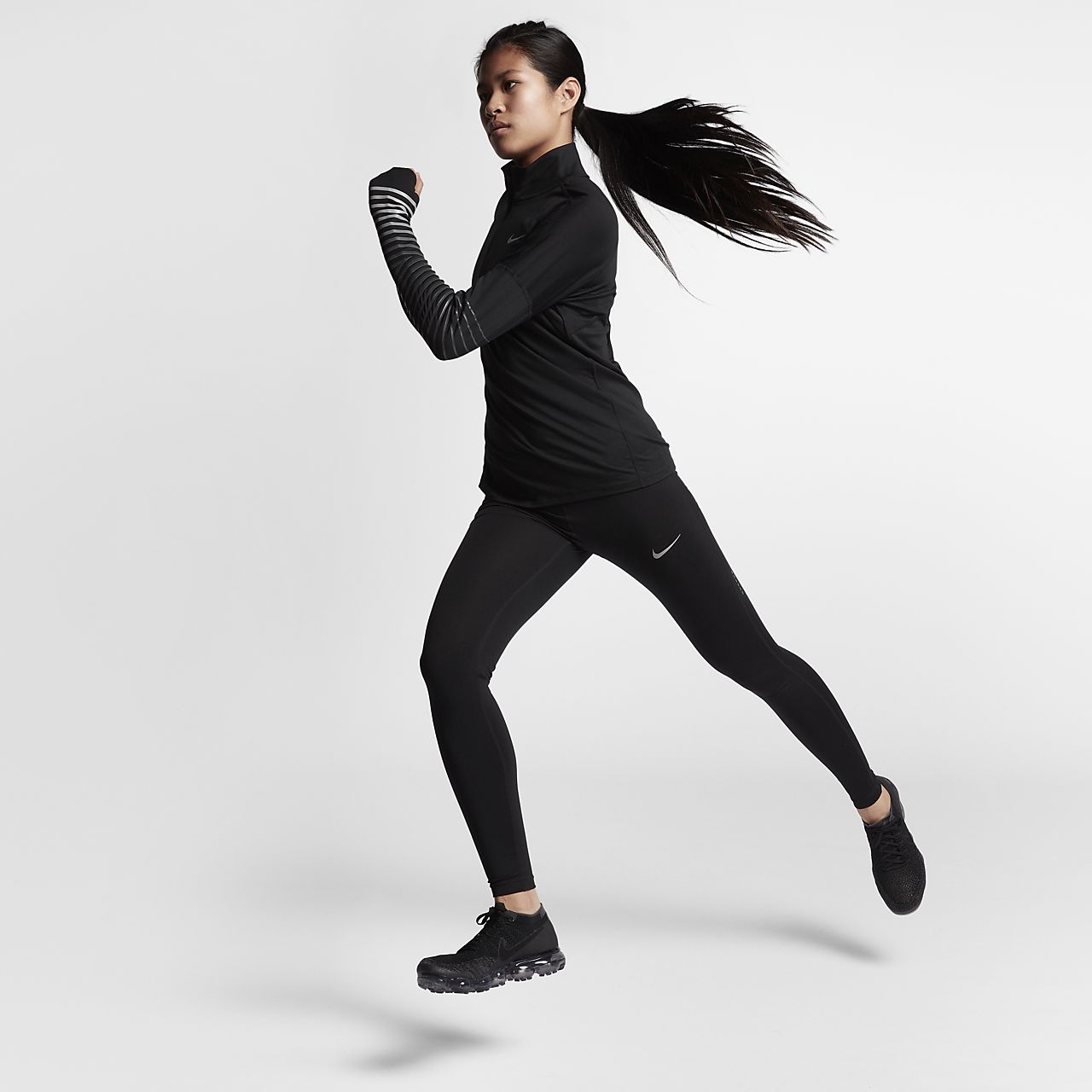 Nike Dri FIT Element Flash Women's Reflective Long Sleeve Running Top Nike Dri FIT Element Flash Women's Reflective Long Sleeve Running Top