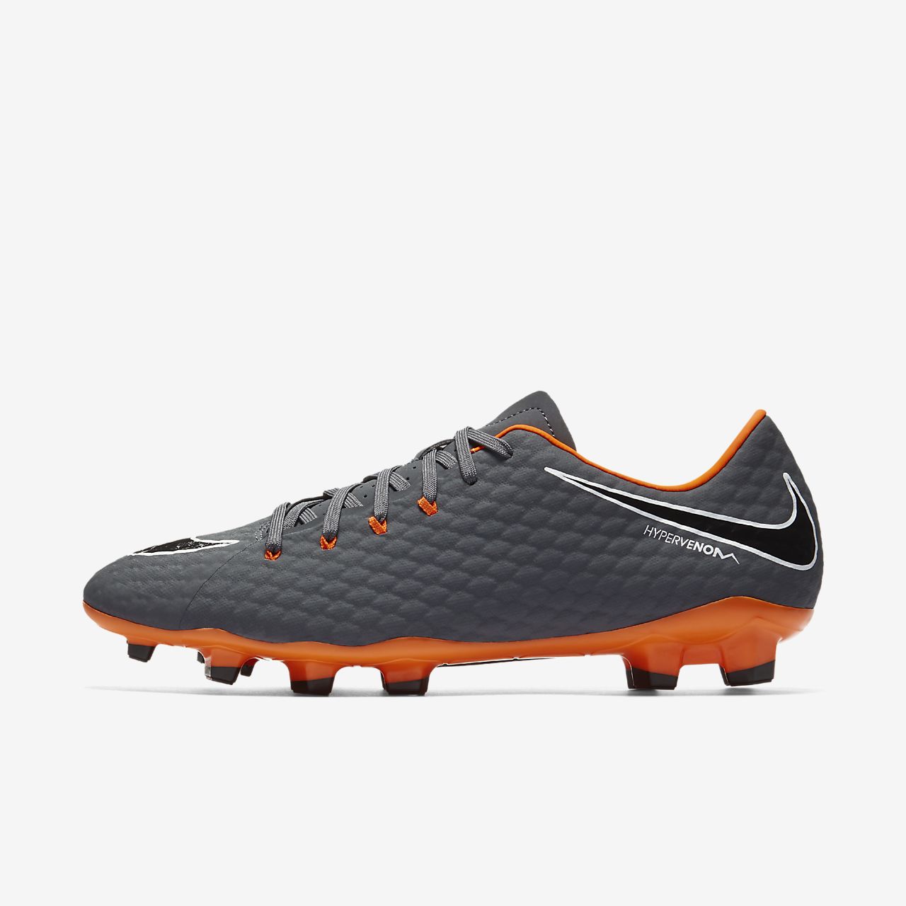 nike hypervenom phantom fg mens football boots soccer cleats firm ground orange black white nike hypervenom phantom fg mens football boots soccer cleats firm ground orange black white
