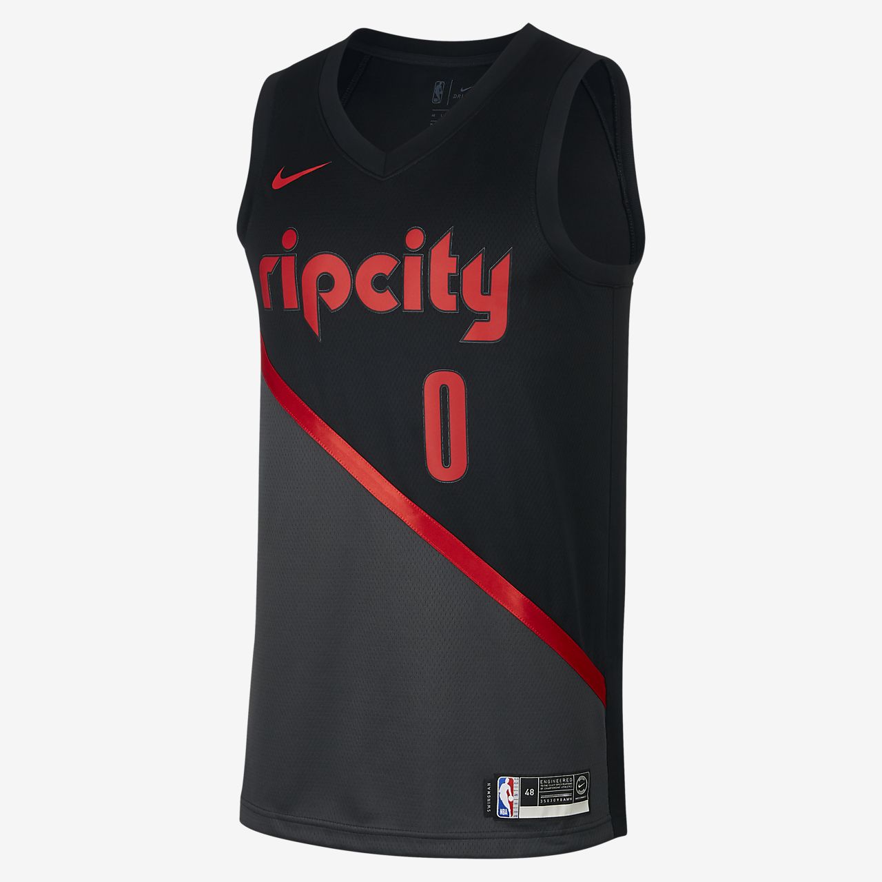 Damian Lillard City Edition Swingman (Portland Trail Blazers) Men's Nike NBA Connected Jersey