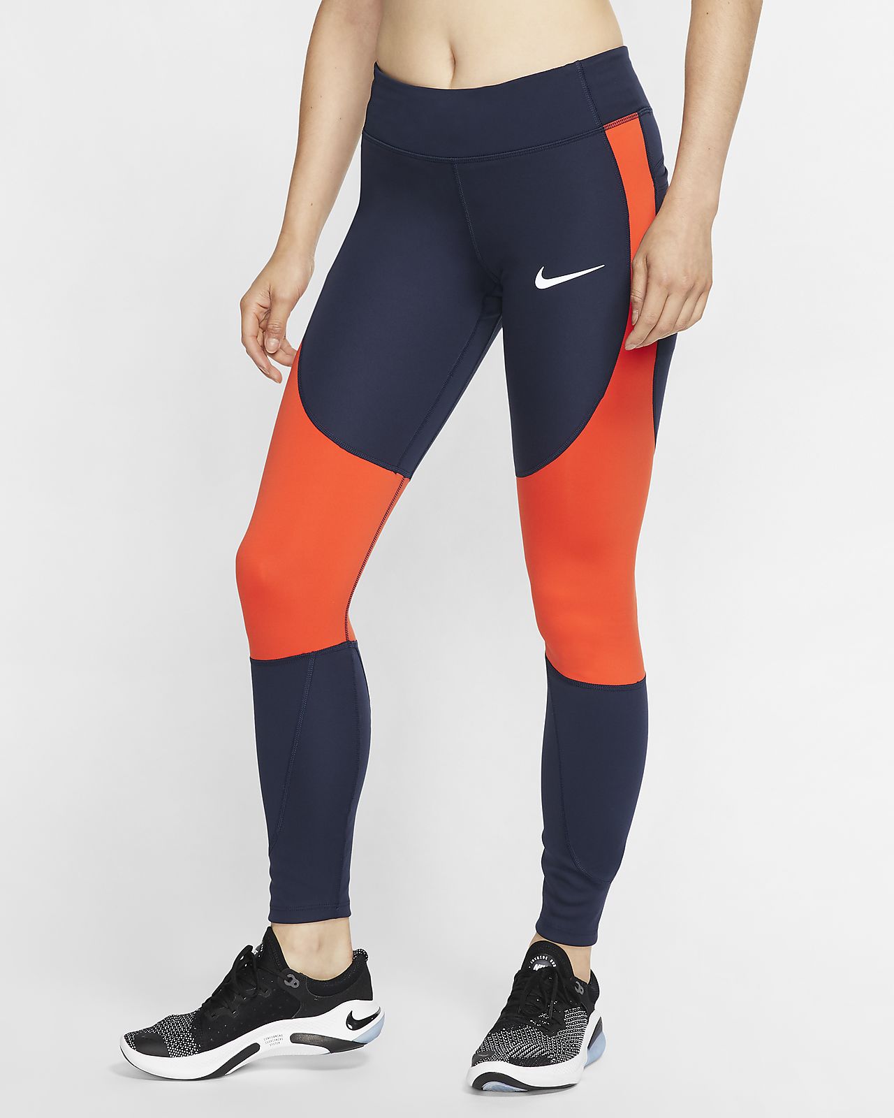 womens red nike leggings