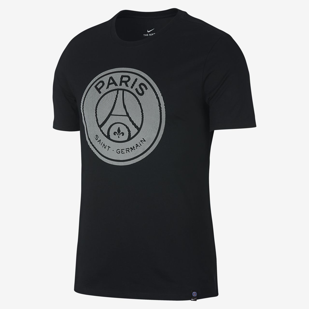 Paris Saint-Germain Crest Men's T-Shirt. Nike ID