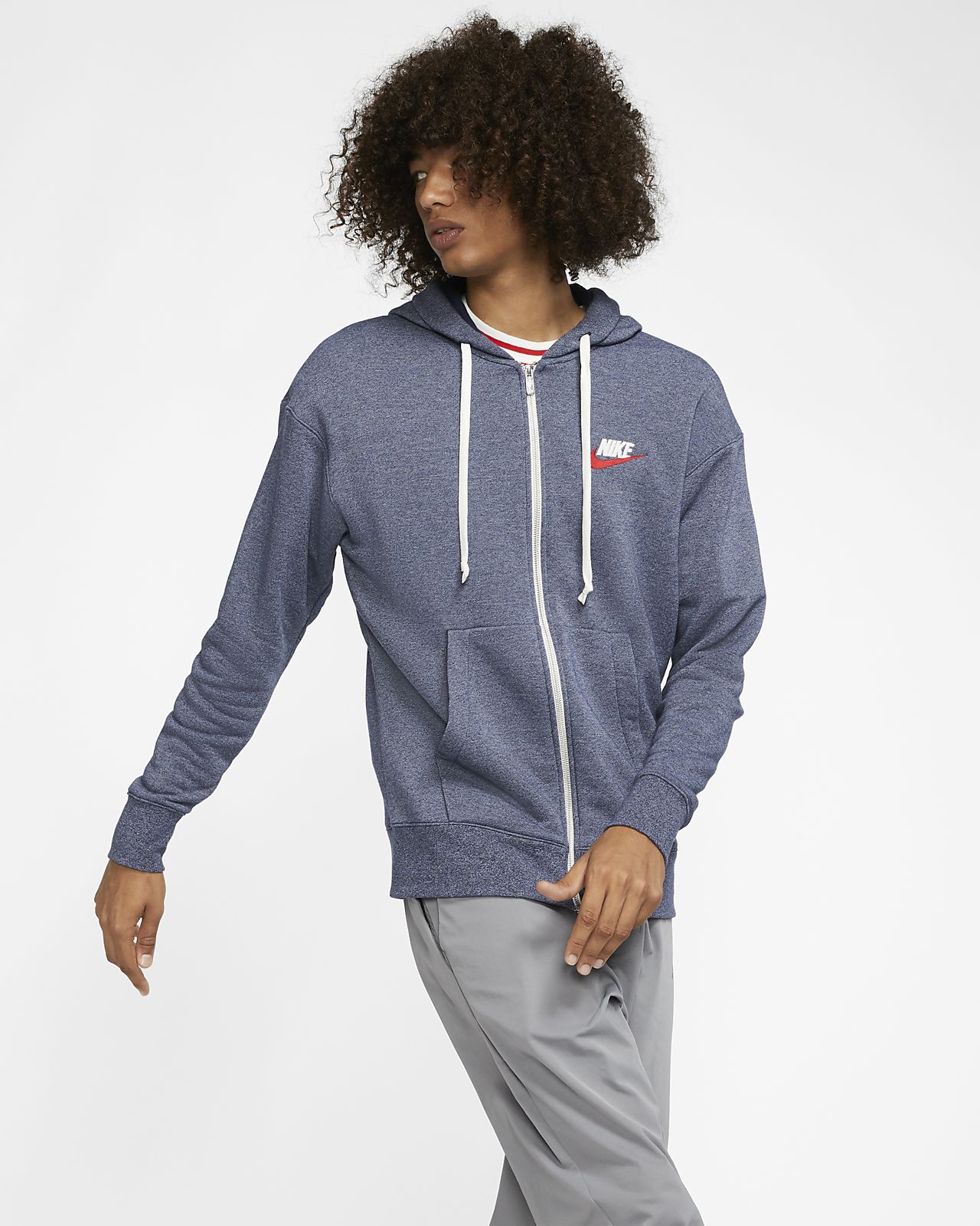 Nike heritage zip hoodie clearance