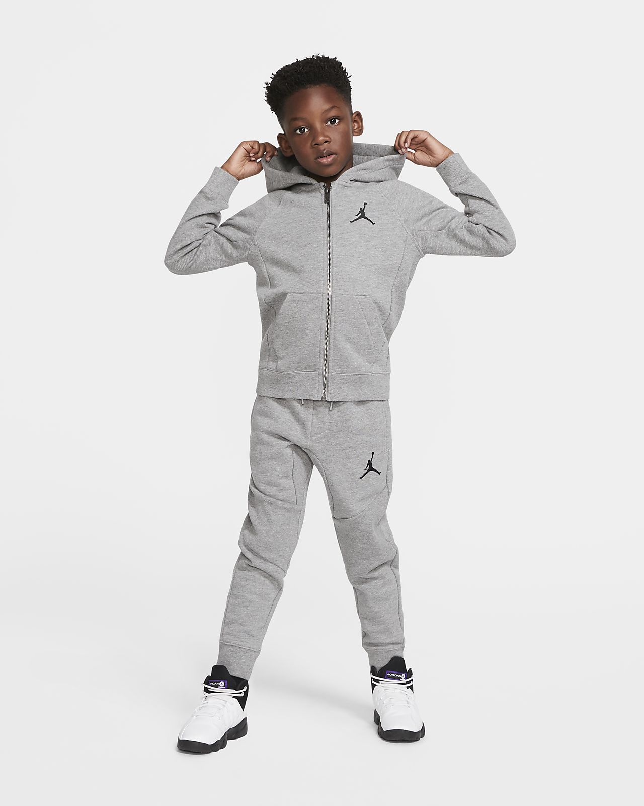 Jordan Wings Little Kids' Fleece Full Zip Hoodie. NIKE Jordan Flight Fleece Full Zip Hoodie hoodies for Men