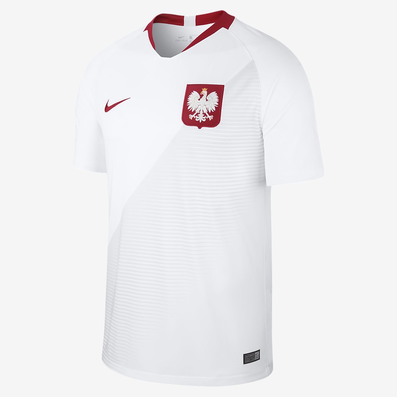 2018 Poland Stadium Home Men's Football Shirt