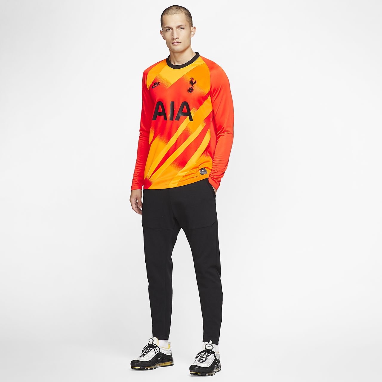 spurs orange goalkeeper kit