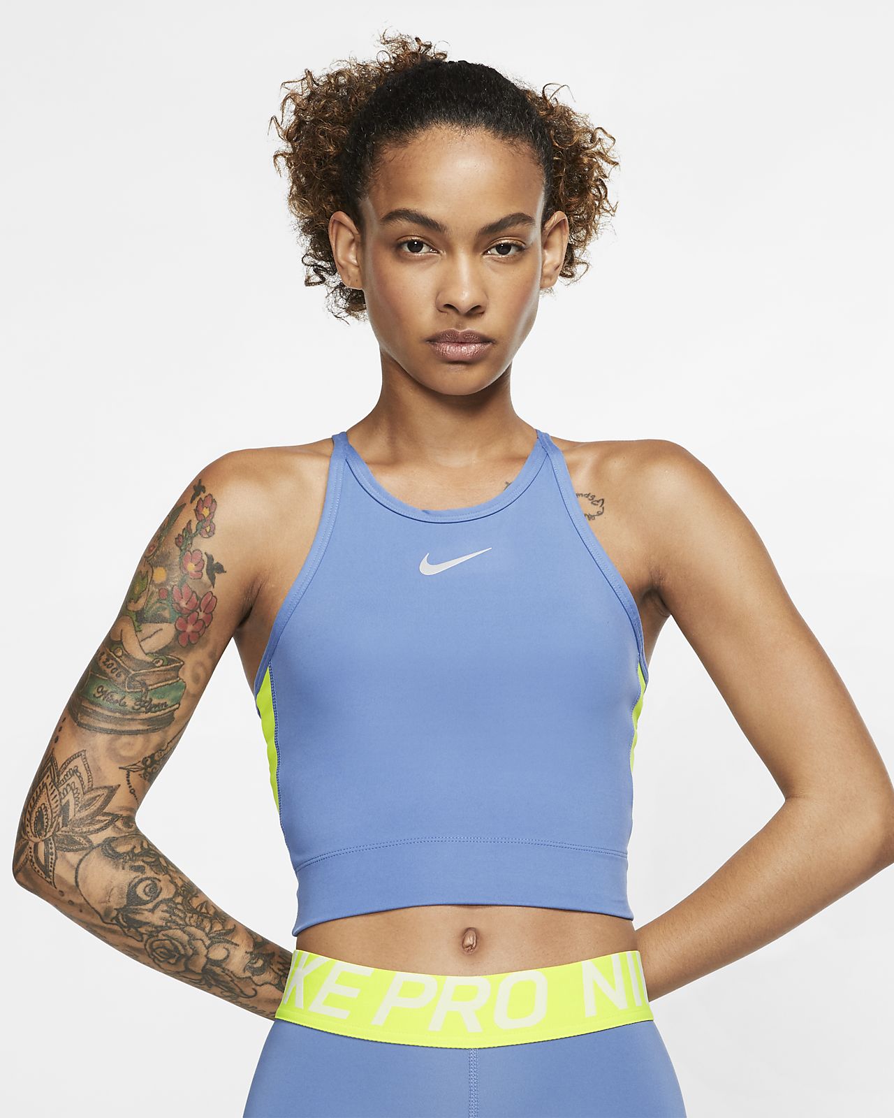 nike womens running crop top