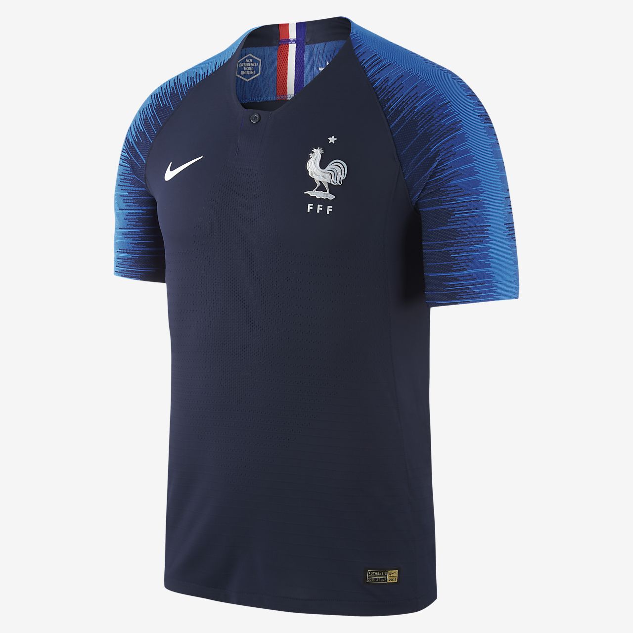 Match HommeFr 2018 Fff De Pour Football Vapor Maillot Home WIEH2D9