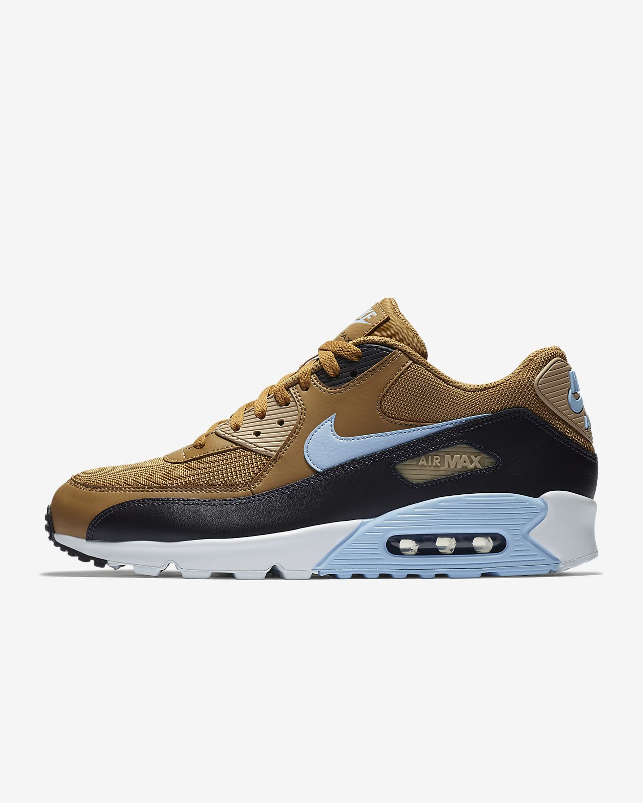 new zealand nike air max 90 essential brown b7c94 a0701 MEN'S NIKE AIR MAX 90 ESSENTIAL MEDIUM OLIVEMEDIUM OLIVE VELVET BROWN