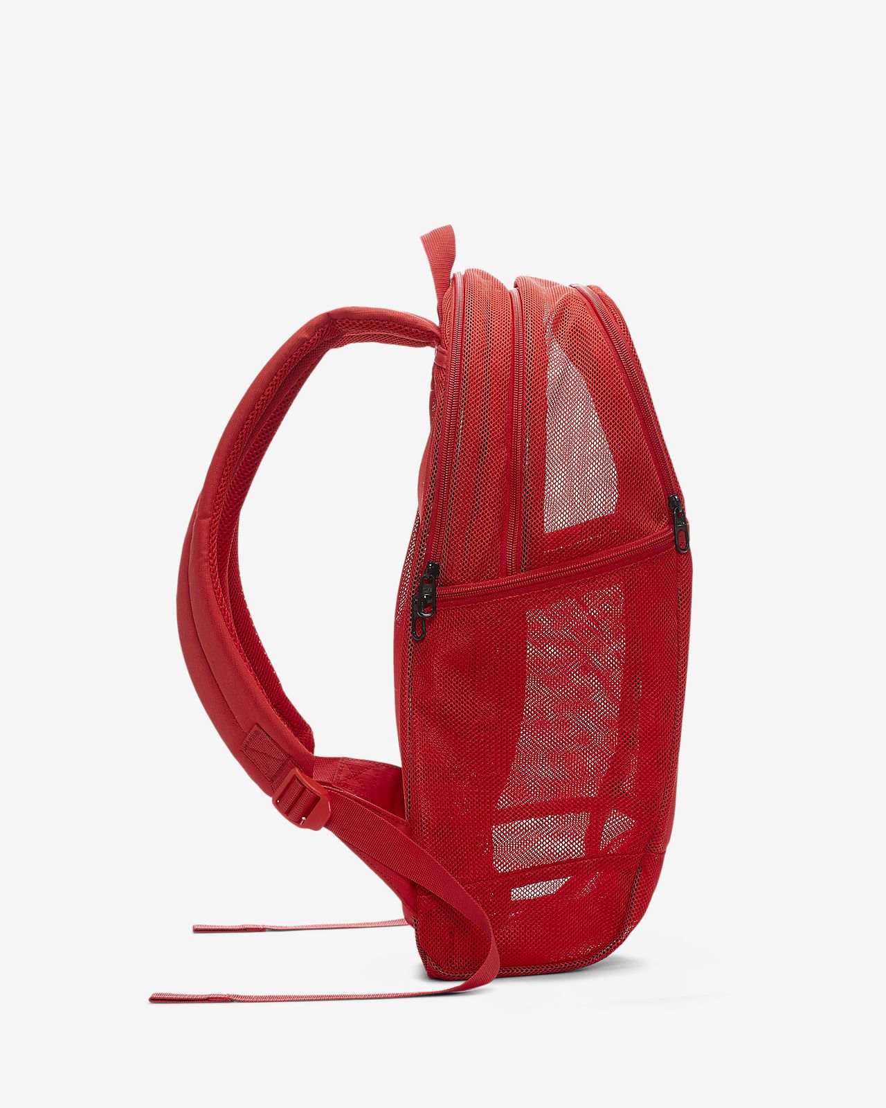 red nike mesh backpack