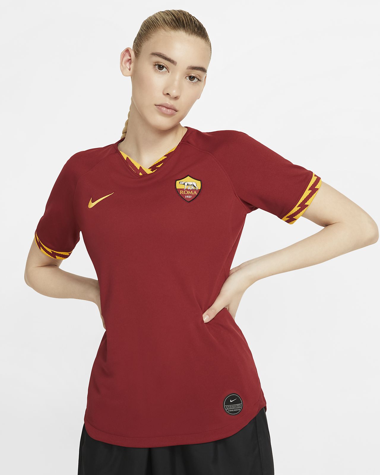 Maglia da calcio A.S. Roma 2019/20 Stadium Home - Donna Maglia da calcio A.S. Roma 2019/20 Stadium Home - Donna