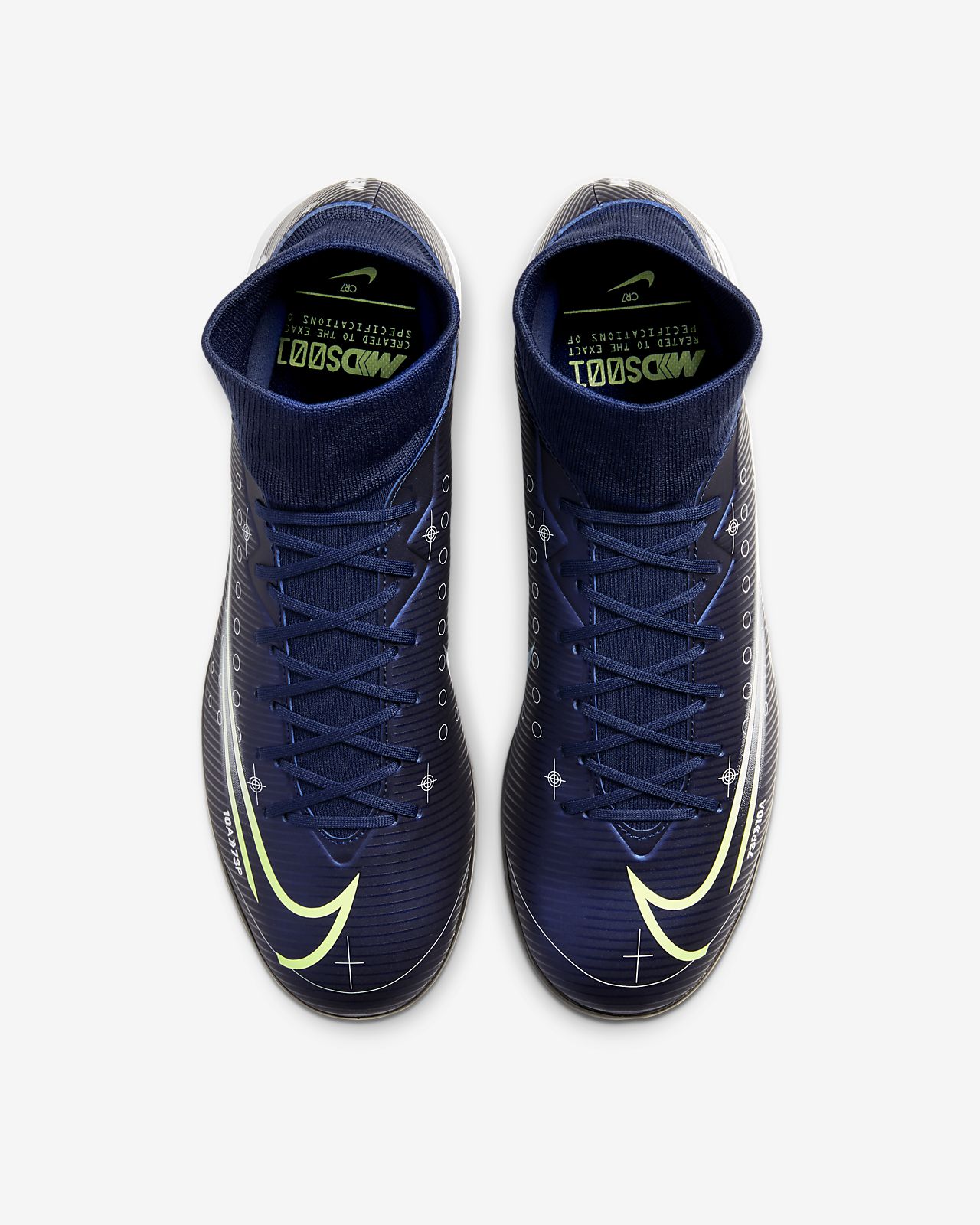 Shoes Nike JR Superfly6 Academy GS IC Blue price 62.00.