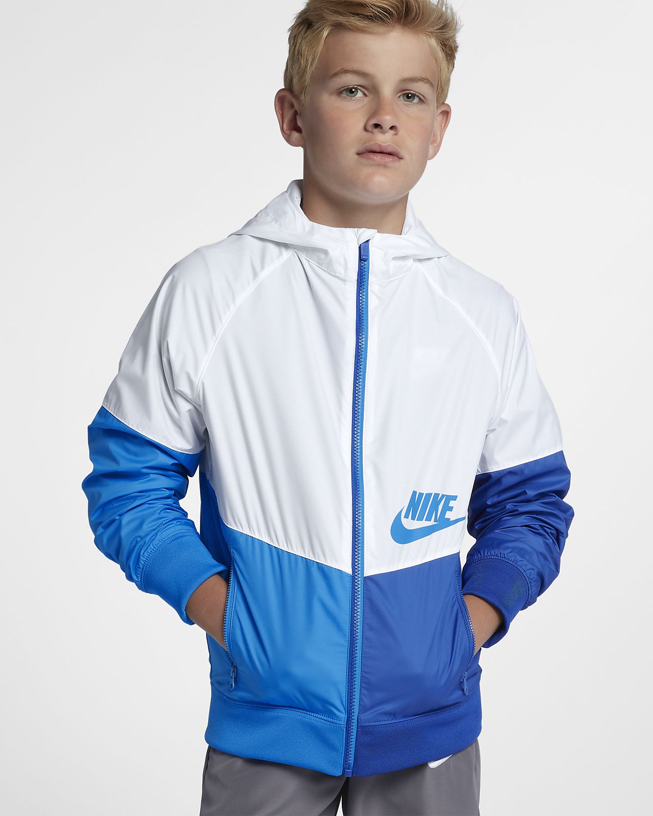 nike windbreaker full zip