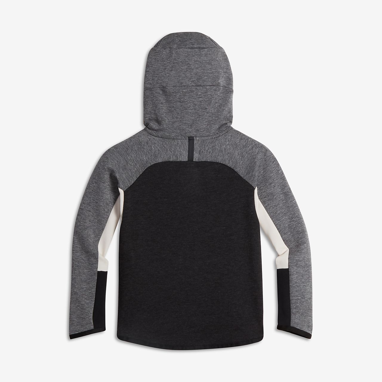 nike tech fleece hoodie kids grey