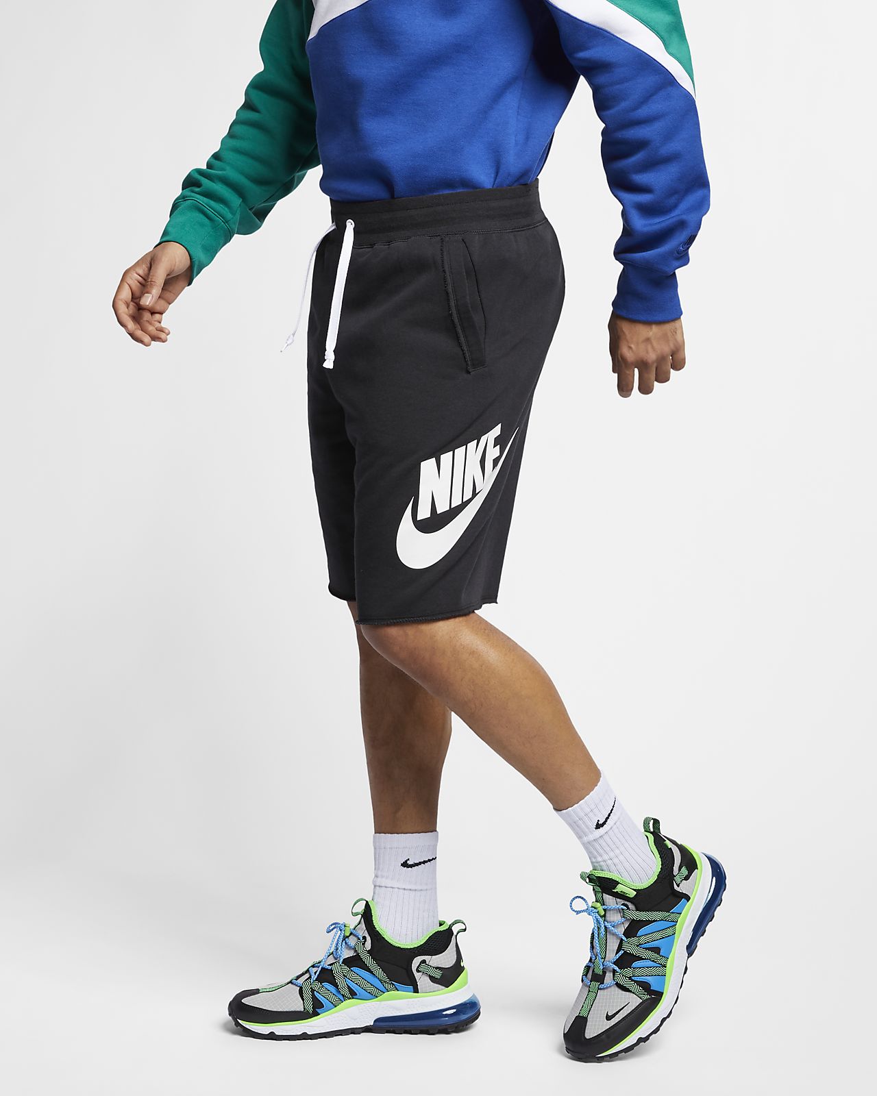 Short en molleton Nike Sportswear Alumni pour Homme. Nike MA