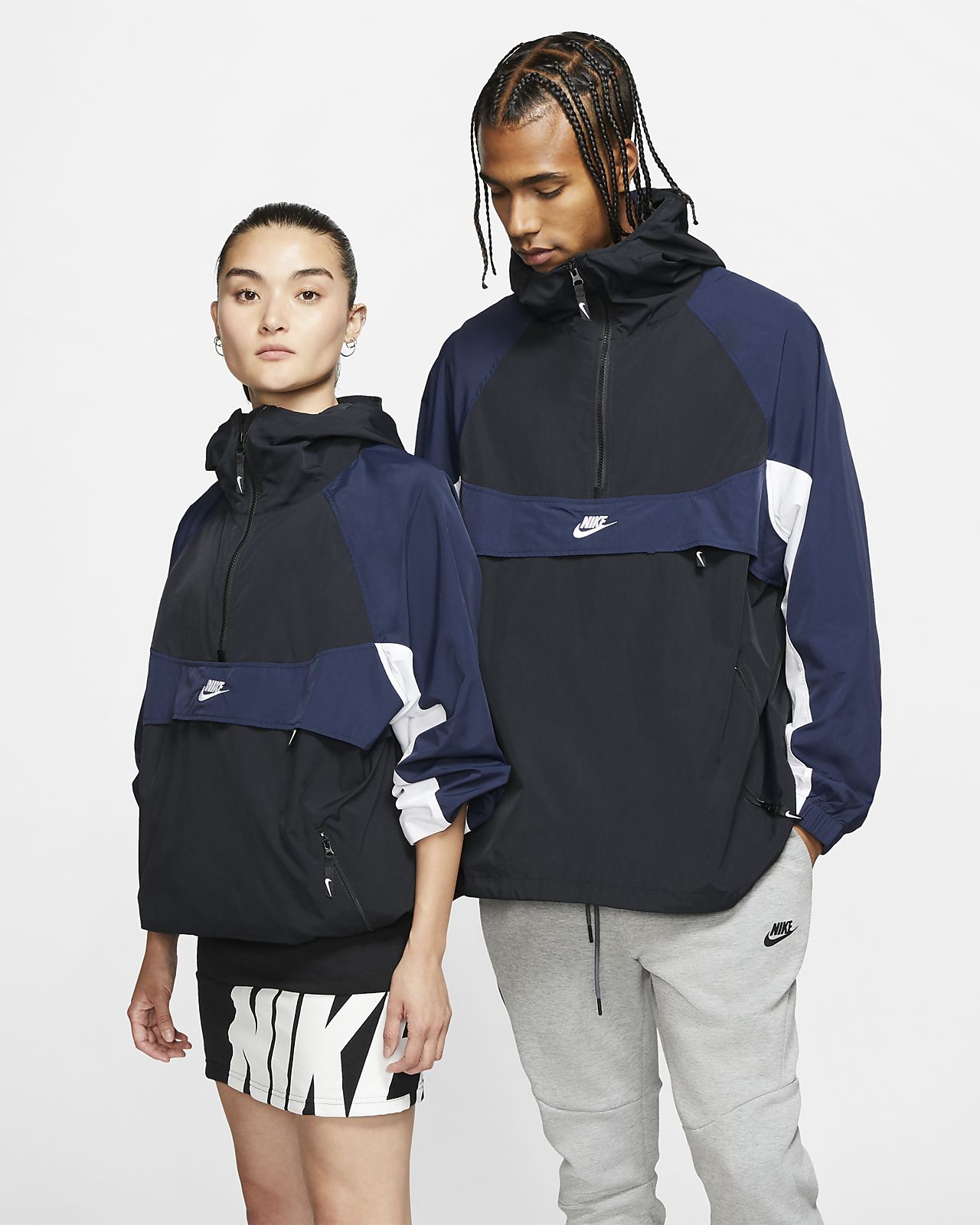 Sportswear Tejido Woven Chaqueta Con Nike Capucha De 35AR4jL