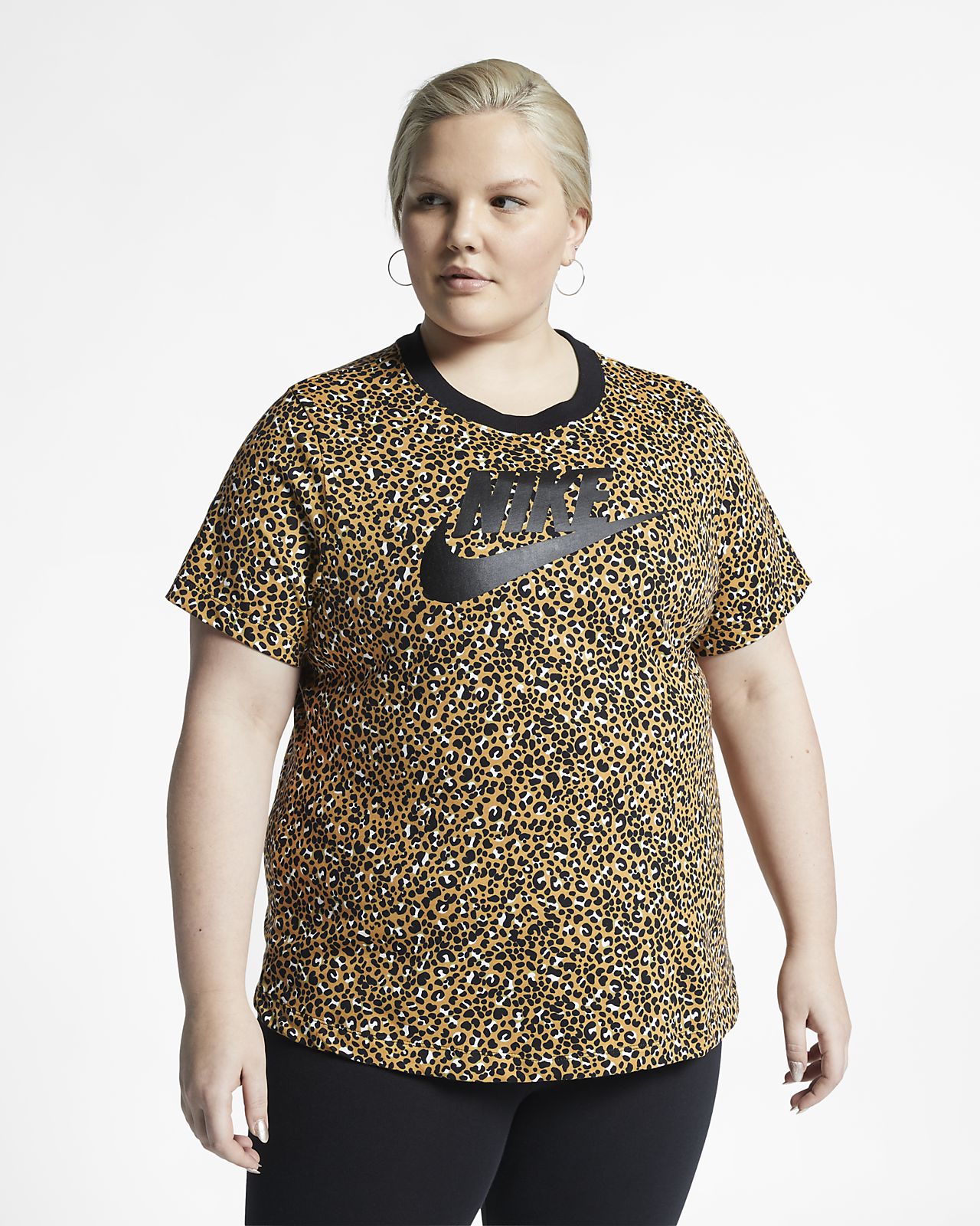 t shirt nike leopard