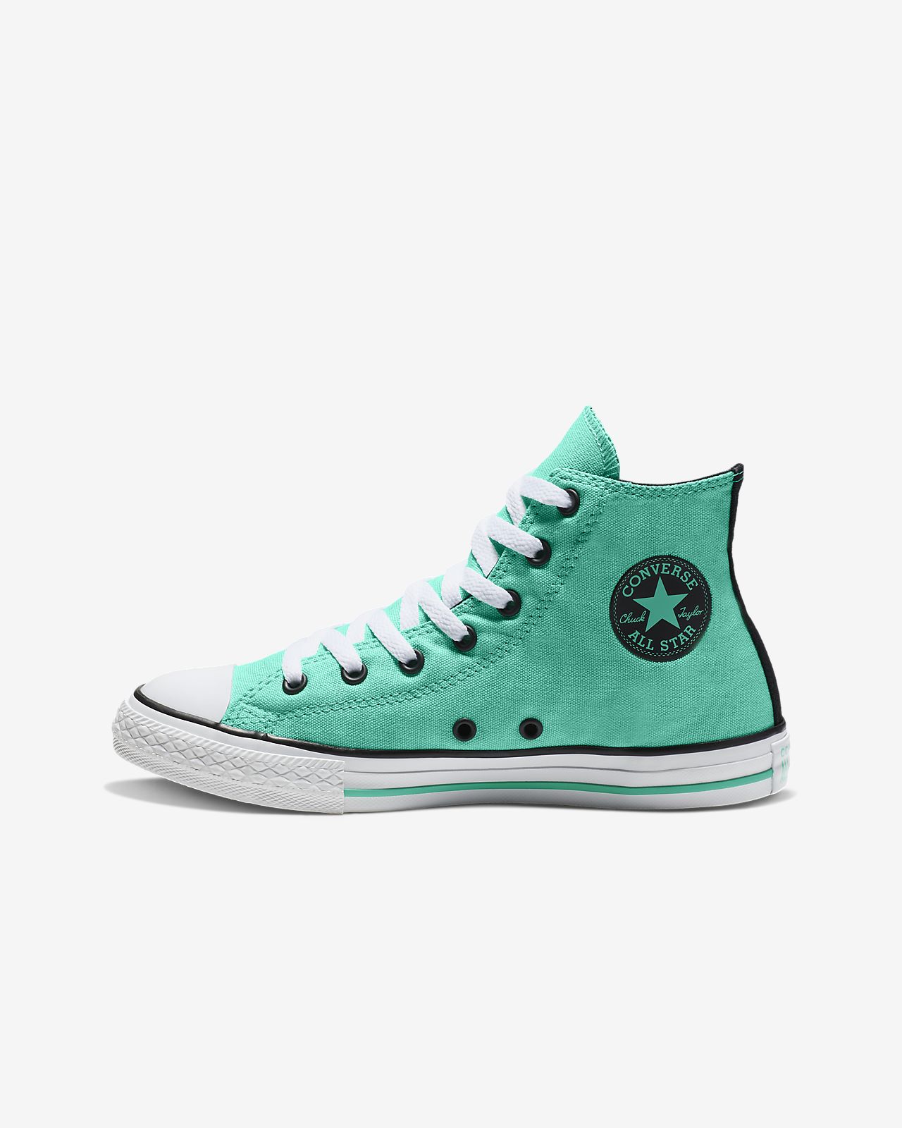 converse turquoise high tops sneakers